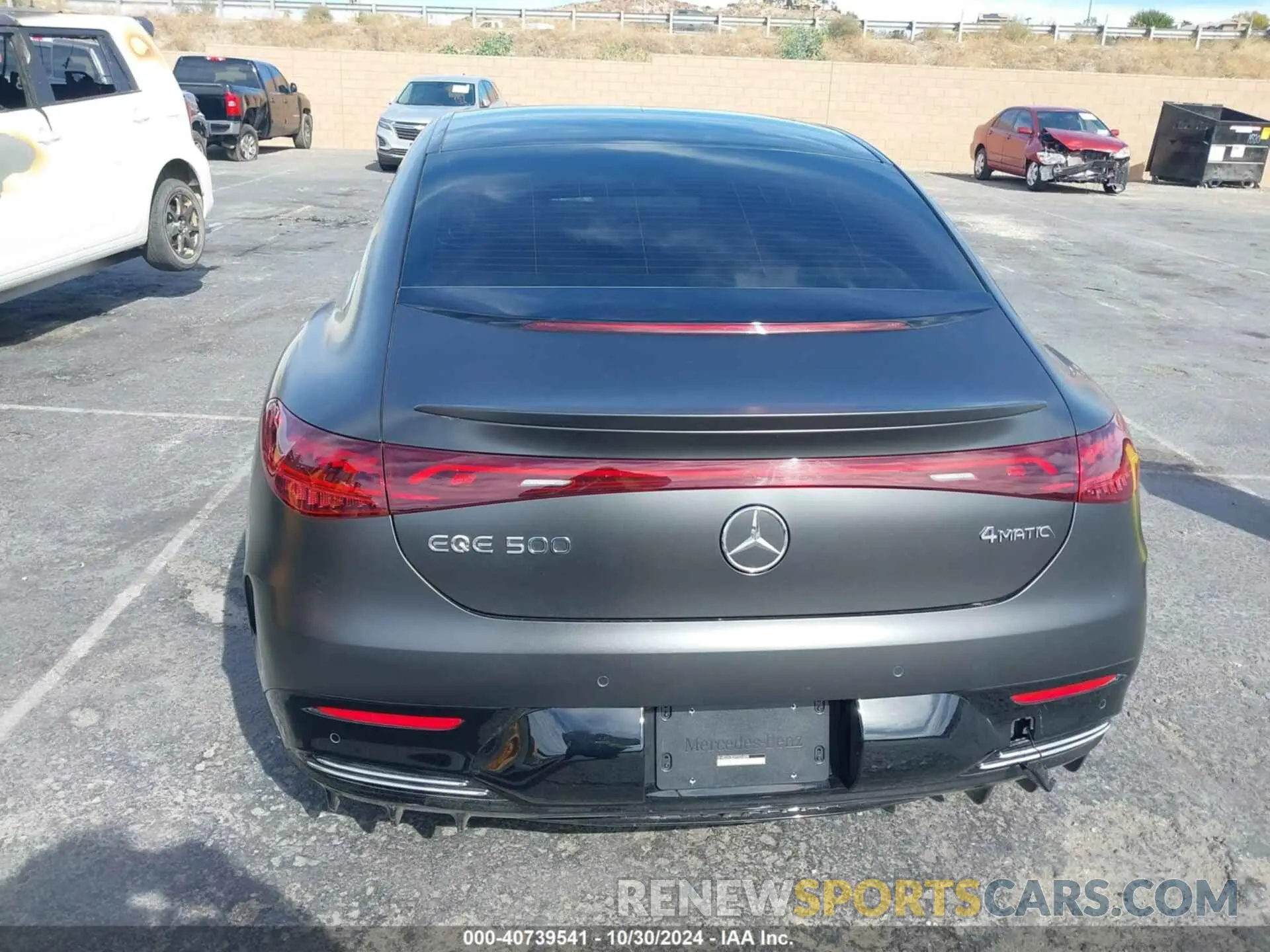 17 fotografías del automóvil dañado W1KEG2CB2PF034898 MERCEDES-BENZ EQE 500 2023