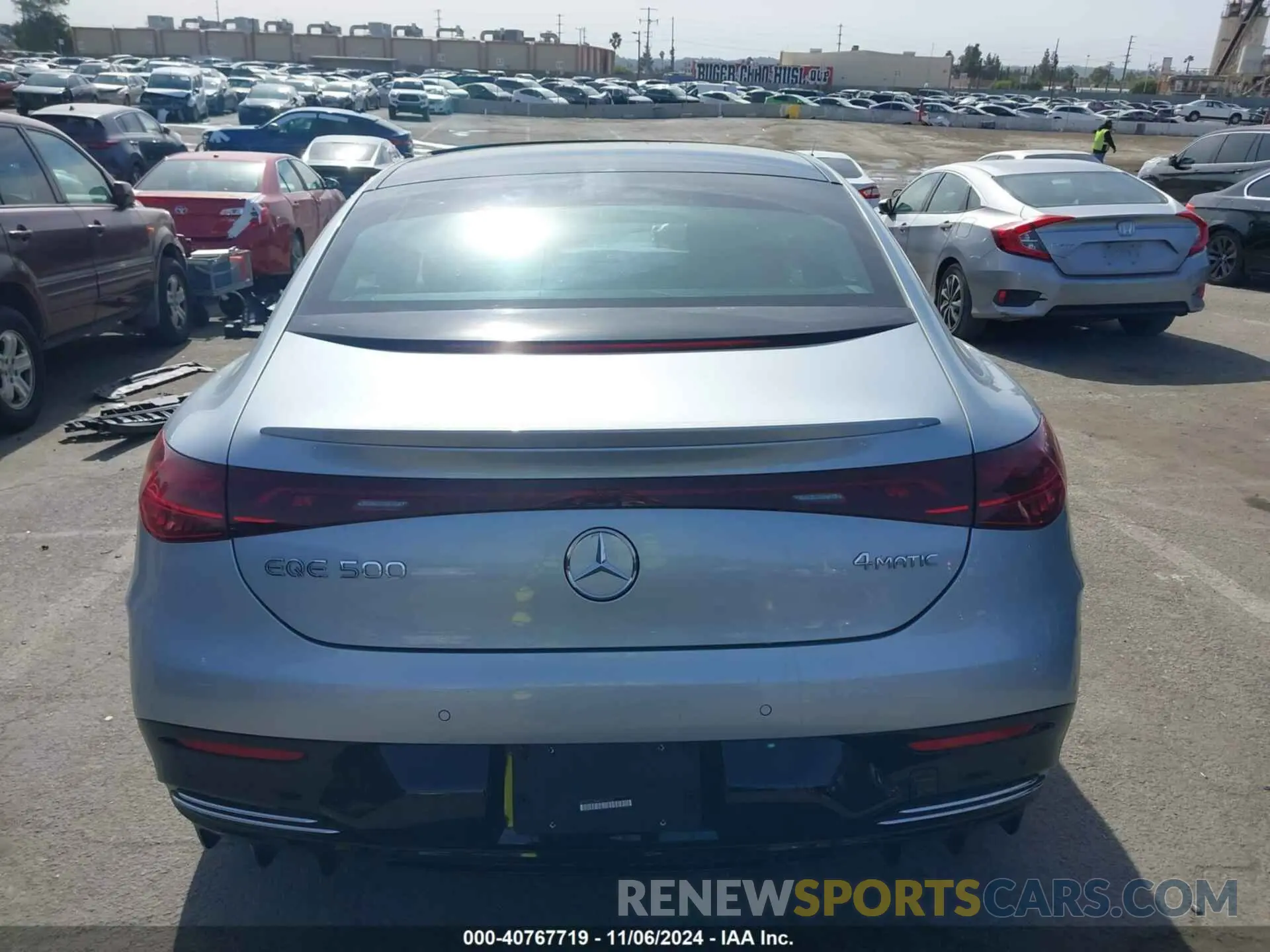 16 fotografías del automóvil dañado W1KEG2CB4PF015012 MERCEDES-BENZ EQE 500 2023