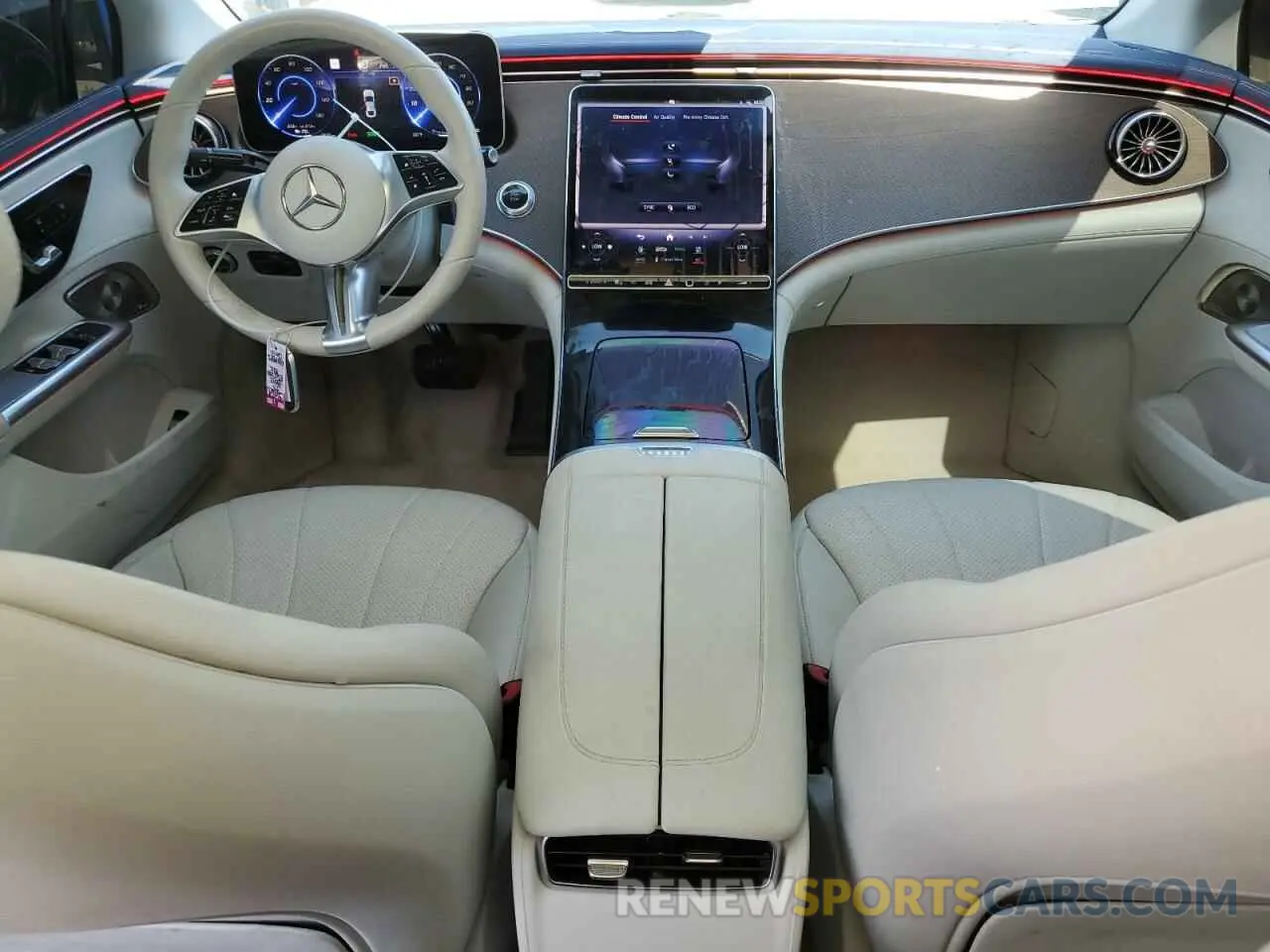 8 fotografías del automóvil dañado W1KEG1CBXPF032584 MERCEDES-BENZ EQE SEDAN 2023