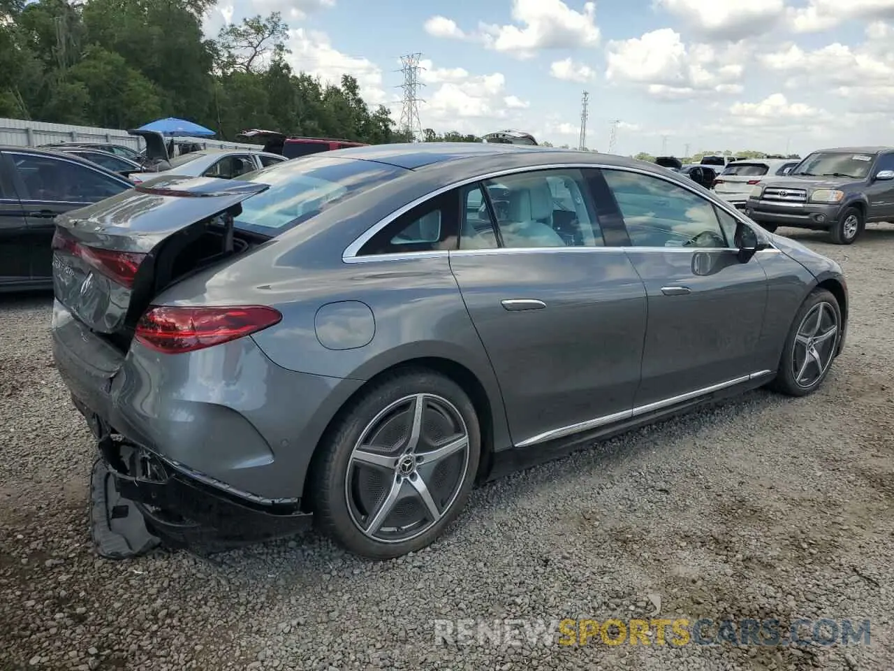 3 fotografías del automóvil dañado W1KEG2BB6PF015370 MERCEDES-BENZ EQE SEDAN 2023