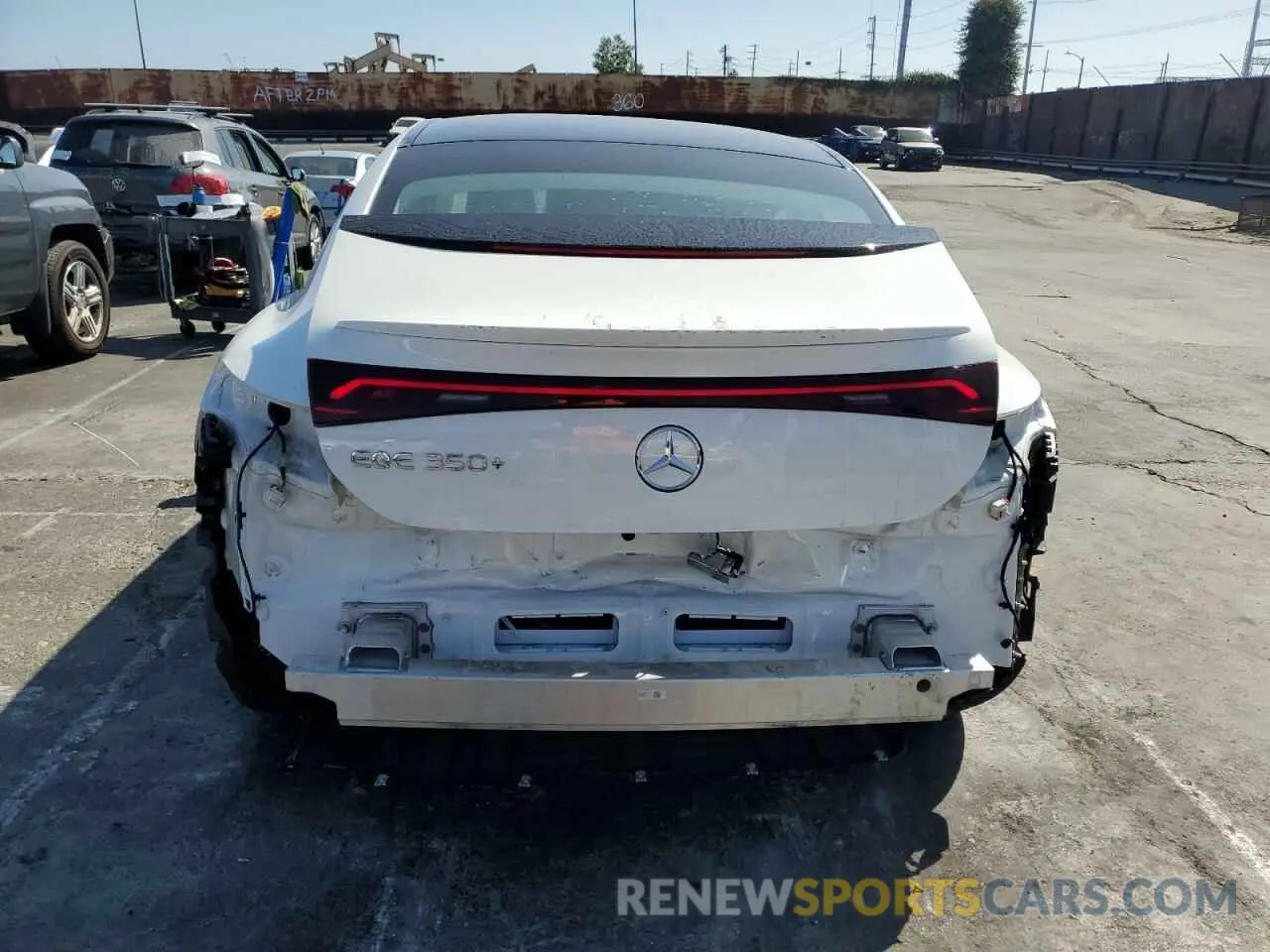 6 fotografías del automóvil dañado W1KEG2BB8PF015368 MERCEDES-BENZ EQE SEDAN 2023