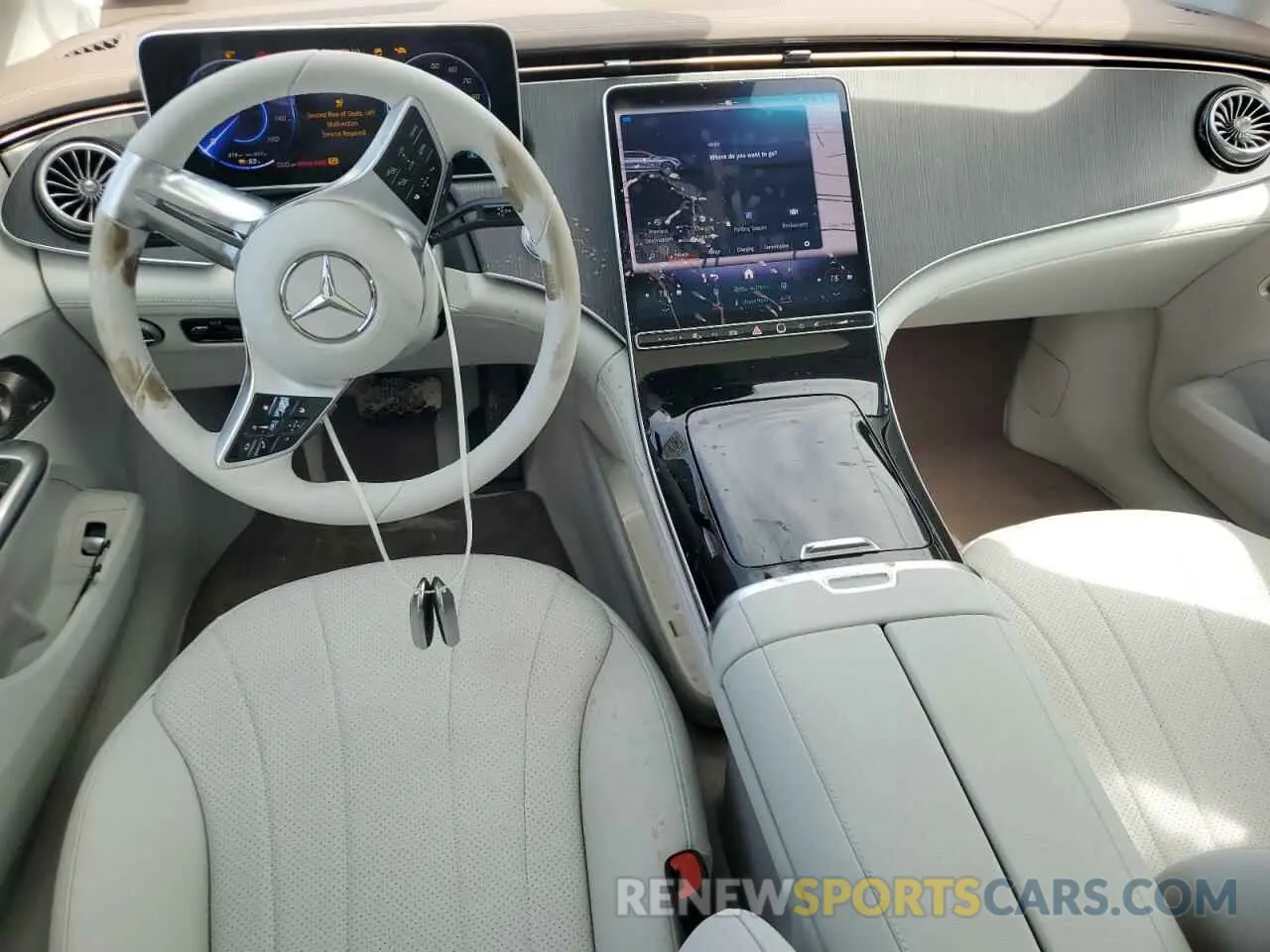 8 fotografías del automóvil dañado W1KEG2BB4RF060472 MERCEDES-BENZ EQE SEDAN 2024