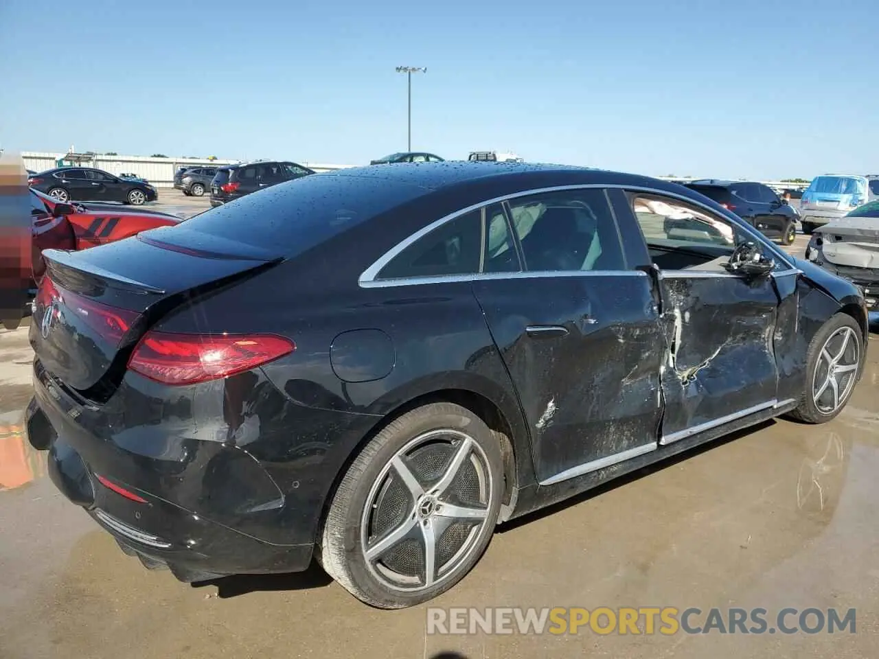 3 fotografías del automóvil dañado W1KEG2BB8RF043240 MERCEDES-BENZ EQE SEDAN 2024