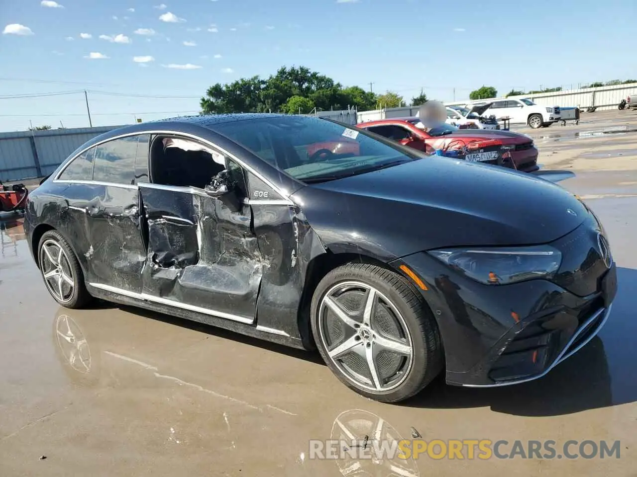 4 fotografías del automóvil dañado W1KEG2BB8RF043240 MERCEDES-BENZ EQE SEDAN 2024