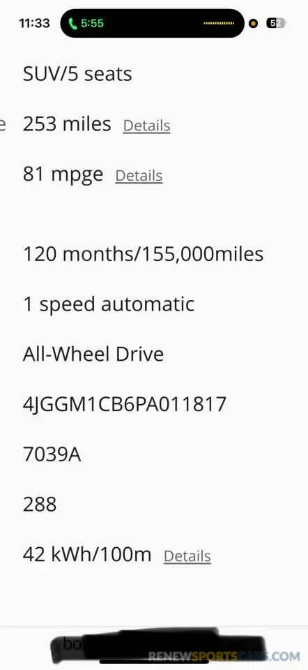 10 fotografías del automóvil dañado 4JGGM1CB6PA011XXX MERCEDES-BENZ EQE SUV 35 2023