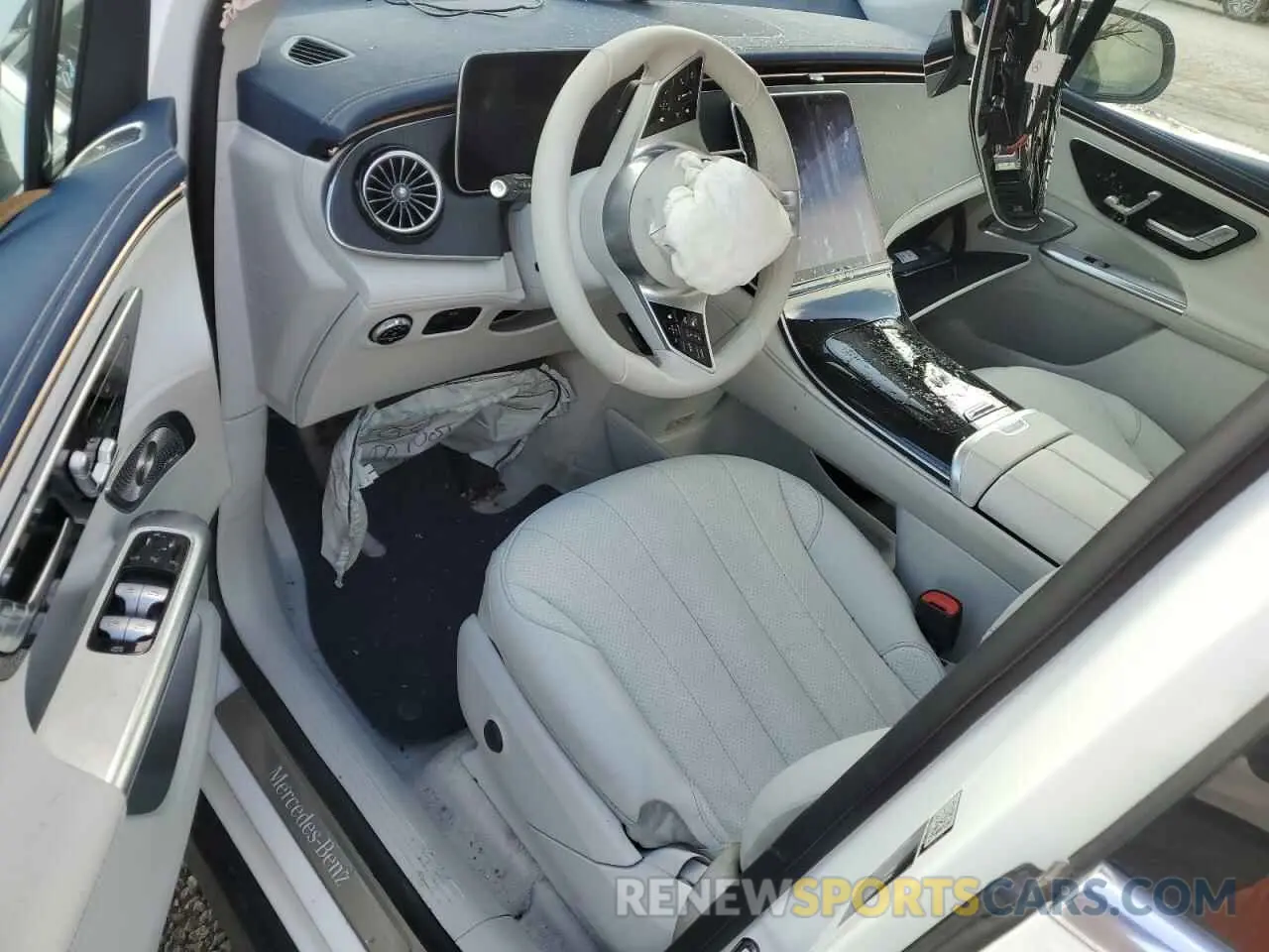 8 fotografías del automóvil dañado 4JGGM2BB3RA045014 MERCEDES-BENZ EQE SUV 35 2024