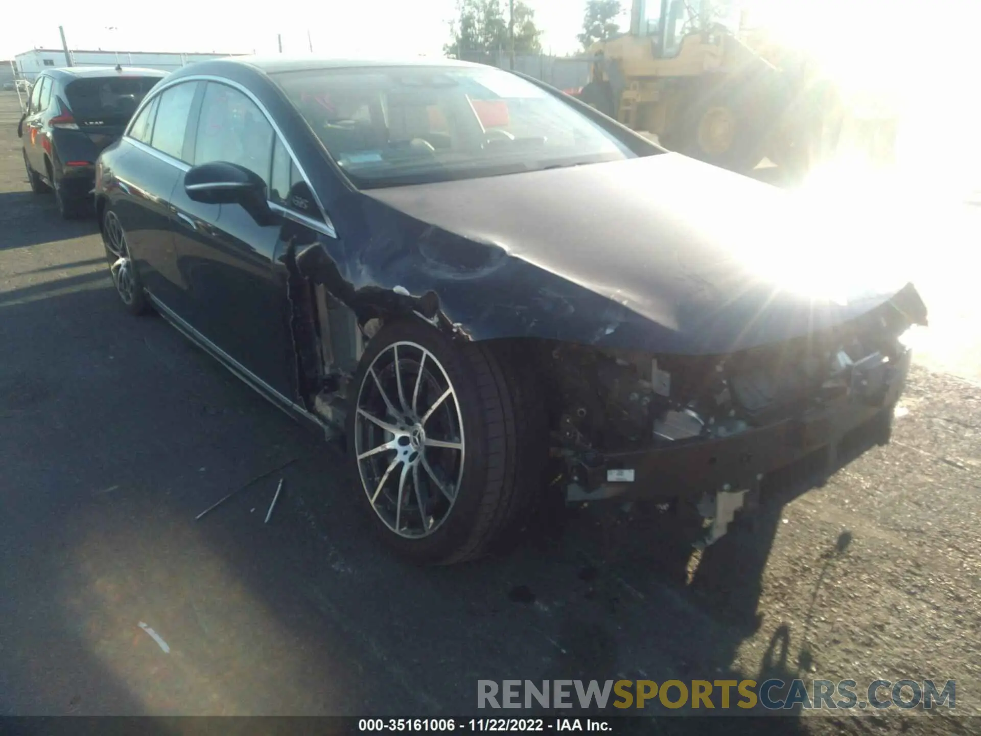 1 fotografías del automóvil dañado W1KCG2DB3NA003756 MERCEDES-BENZ EQS 2022
