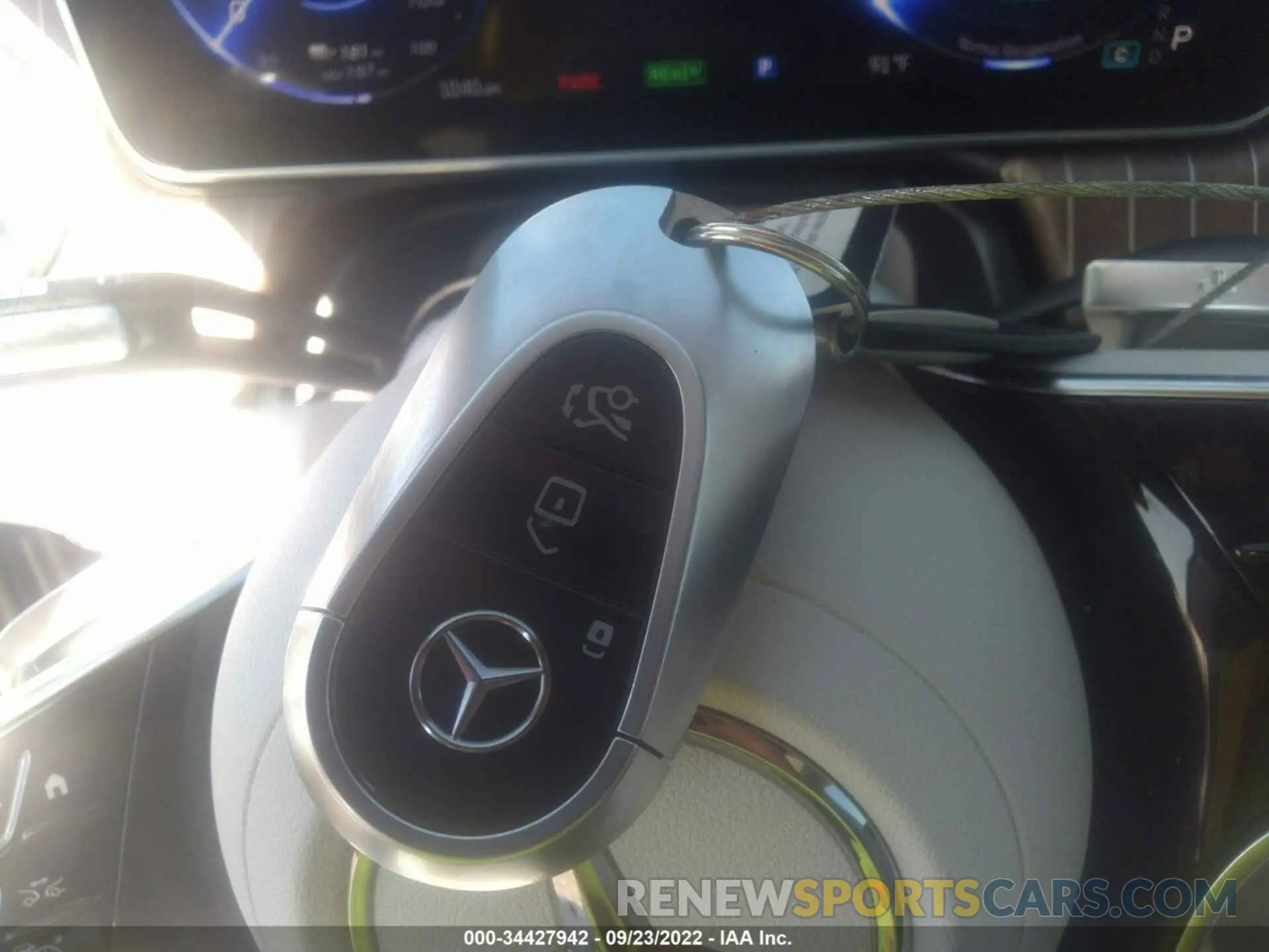 11 fotografías del automóvil dañado W1KCG2DB7NA018535 MERCEDES-BENZ EQS 2022