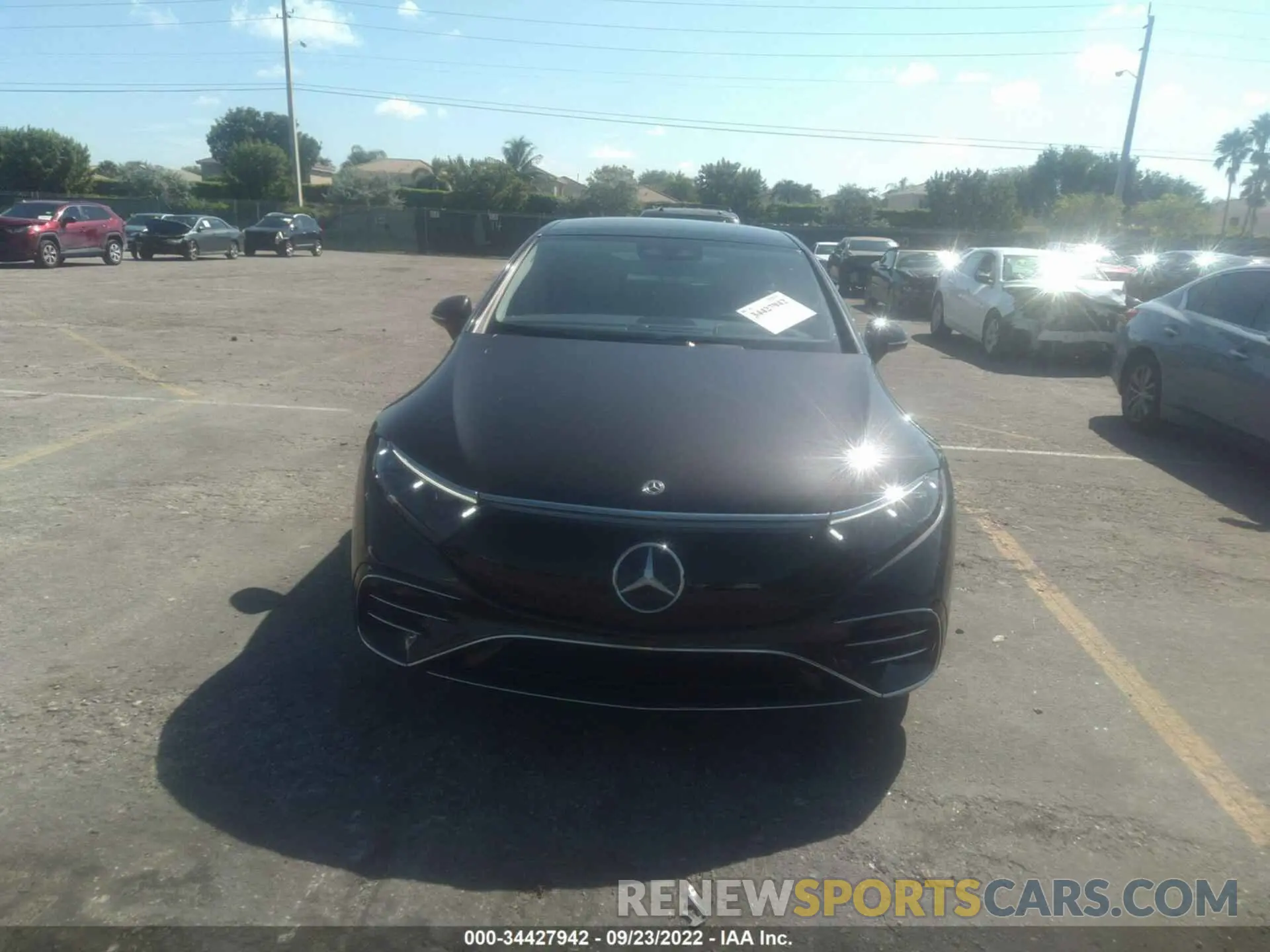 6 fotografías del automóvil dañado W1KCG2DB7NA018535 MERCEDES-BENZ EQS 2022