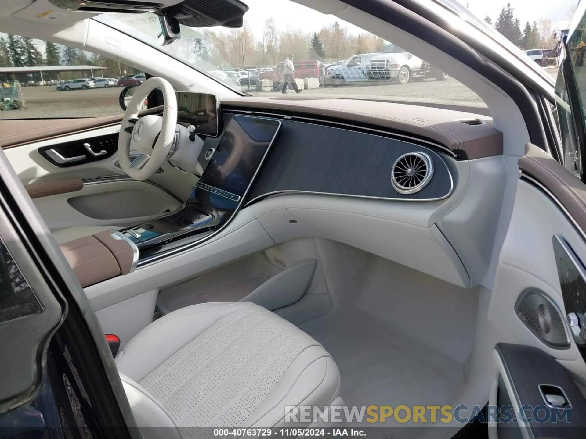 5 fotografías del automóvil dañado W1KCG2DB3NA004356 MERCEDES-BENZ EQS 450+ 2022