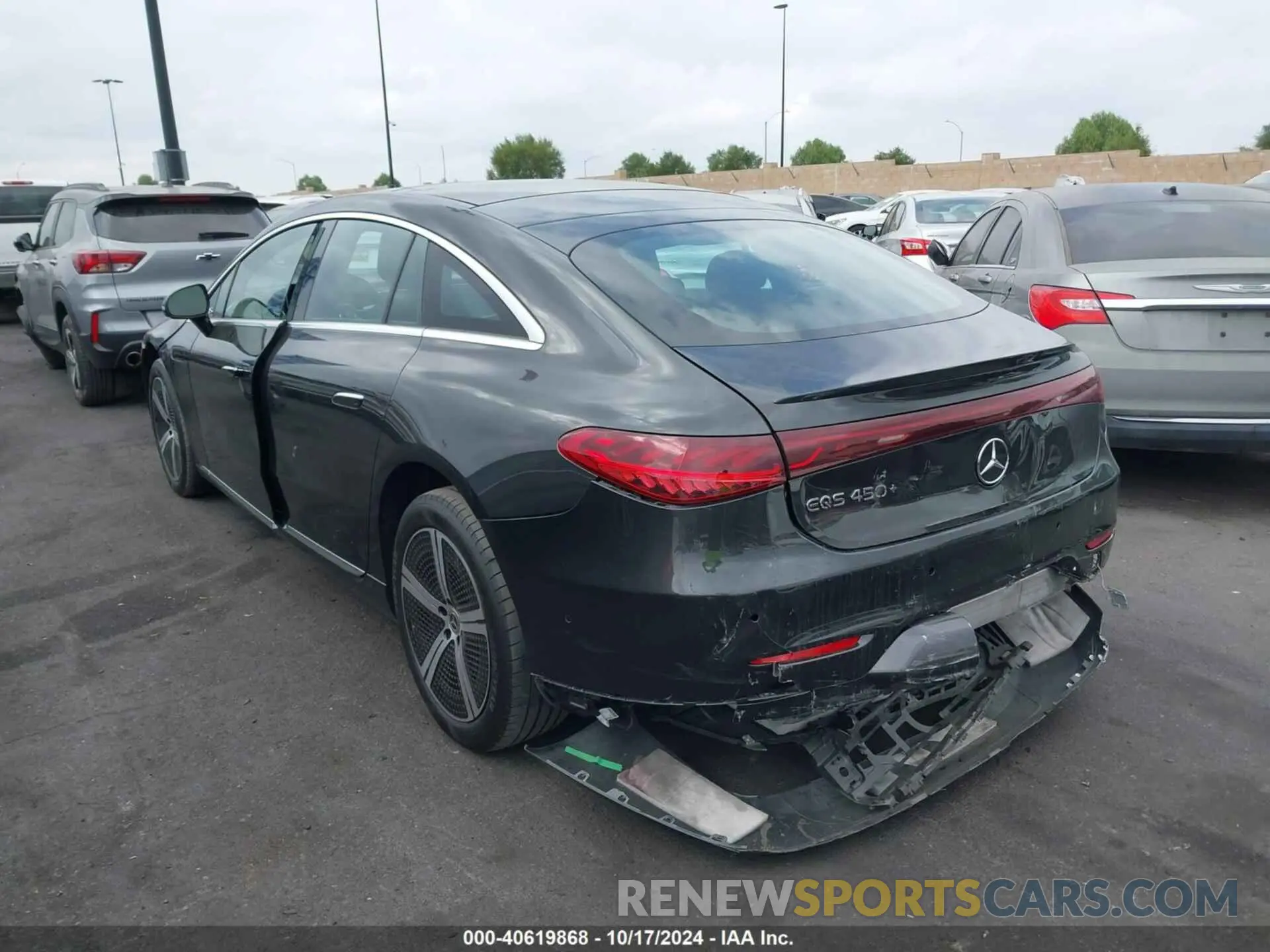 14 fotografías del automóvil dañado W1KCG2DB6PA024054 MERCEDES-BENZ EQS 450+ 2023