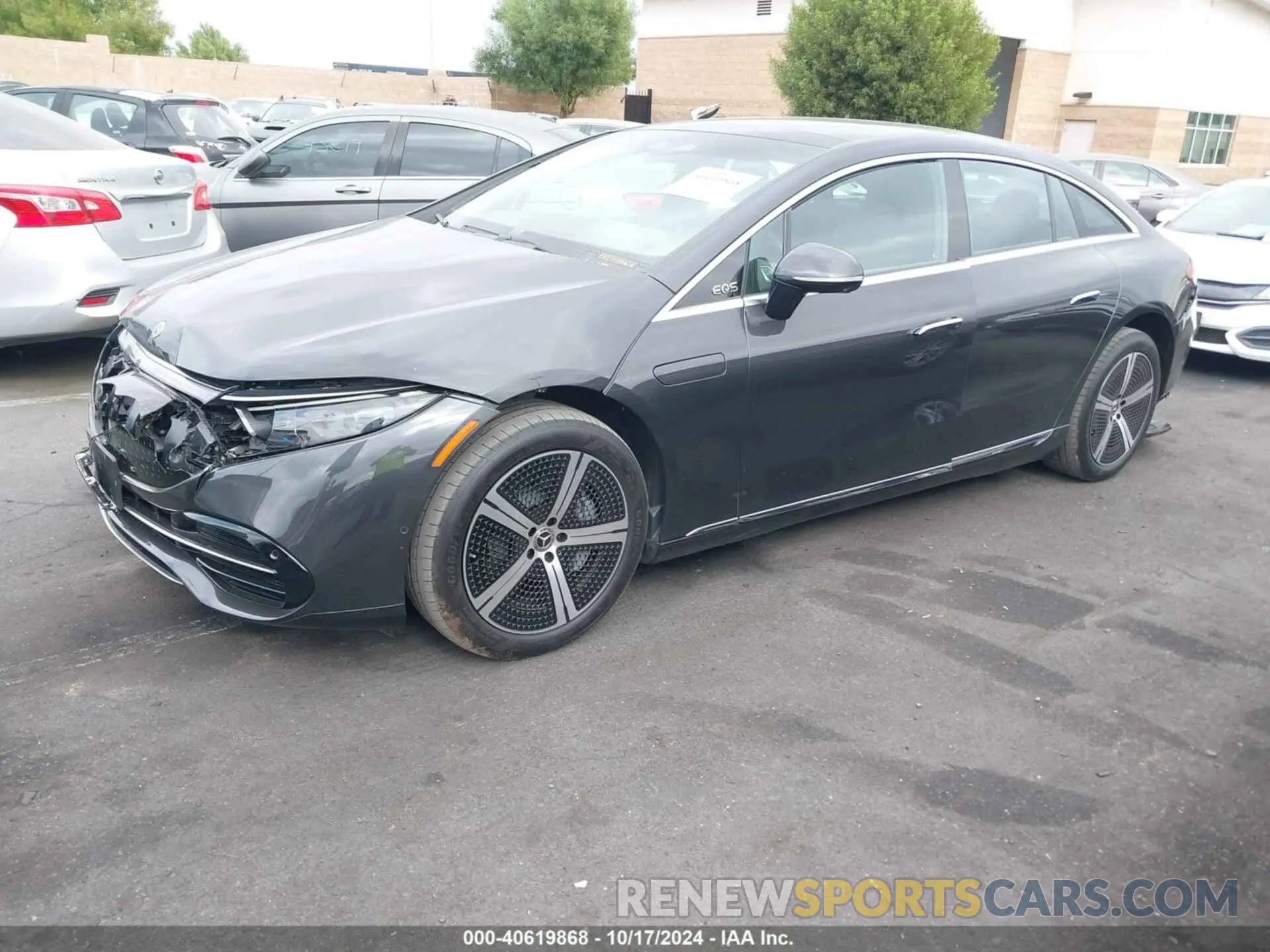 2 fotografías del automóvil dañado W1KCG2DB6PA024054 MERCEDES-BENZ EQS 450+ 2023