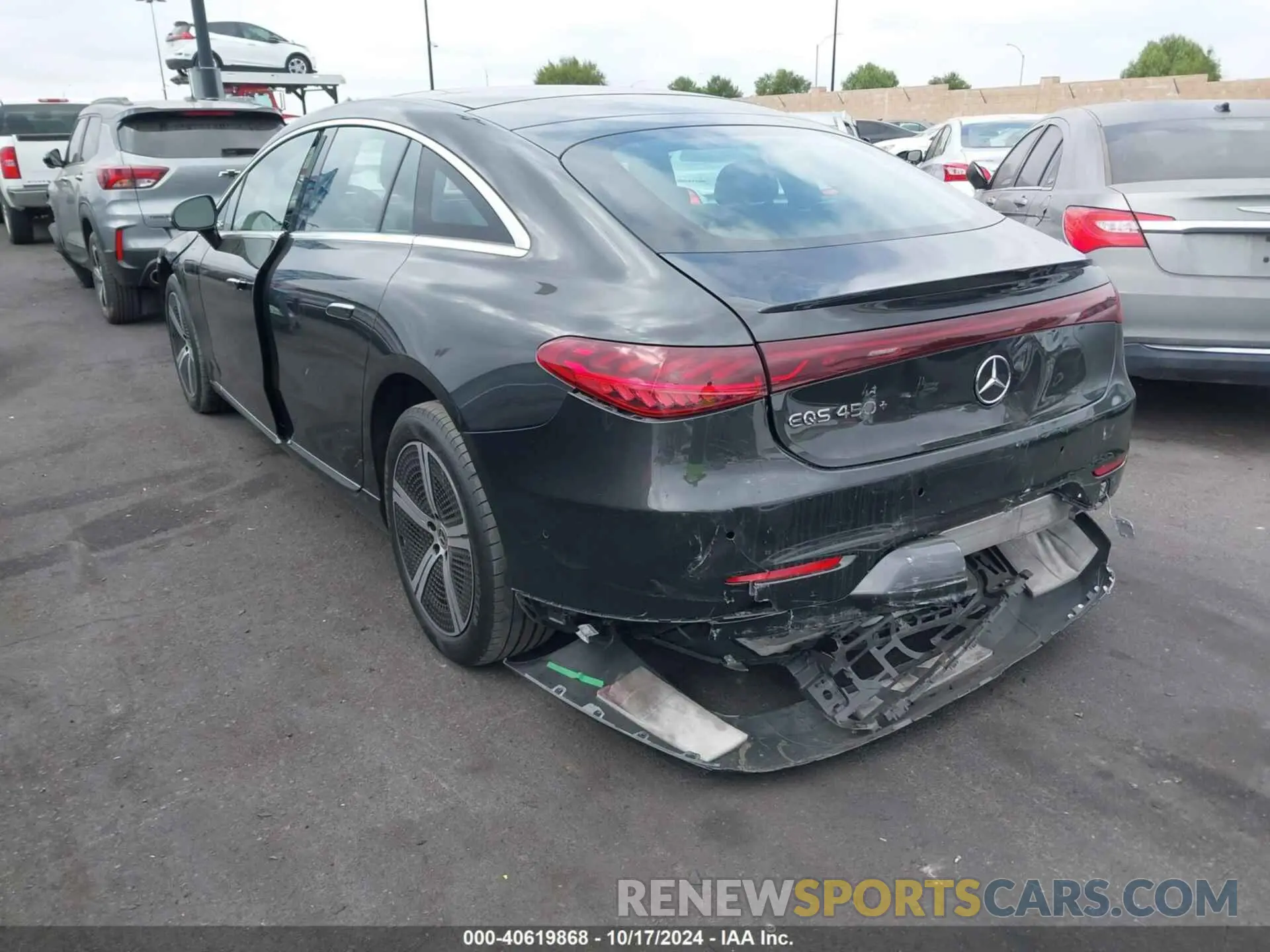 3 fotografías del automóvil dañado W1KCG2DB6PA024054 MERCEDES-BENZ EQS 450+ 2023