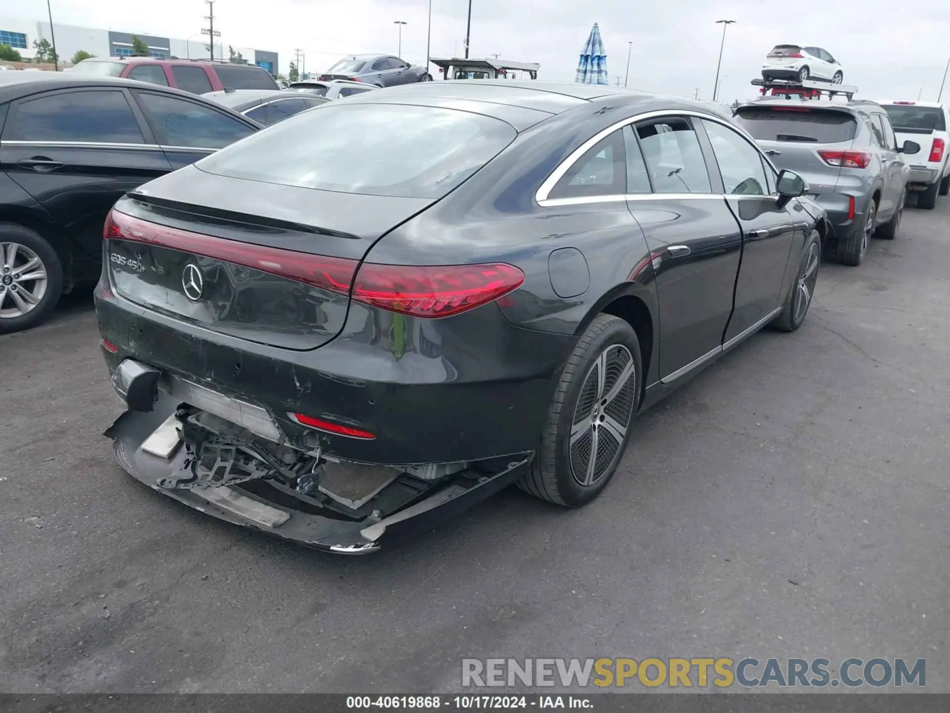 4 fotografías del automóvil dañado W1KCG2DB6PA024054 MERCEDES-BENZ EQS 450+ 2023