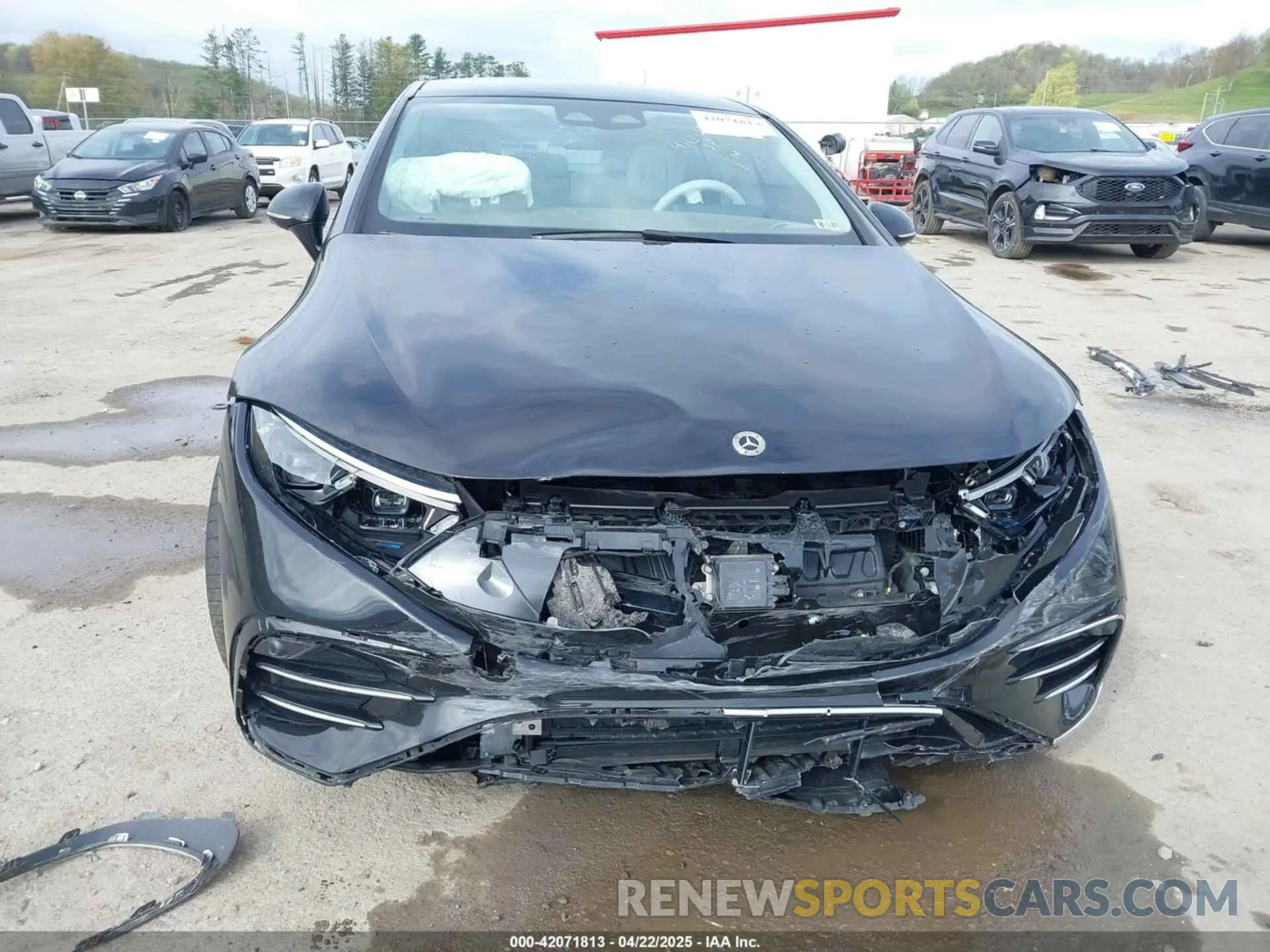 6 fotografías del automóvil dañado W1KCG2DBXPA033128 MERCEDES-BENZ EQS 450+ 2023