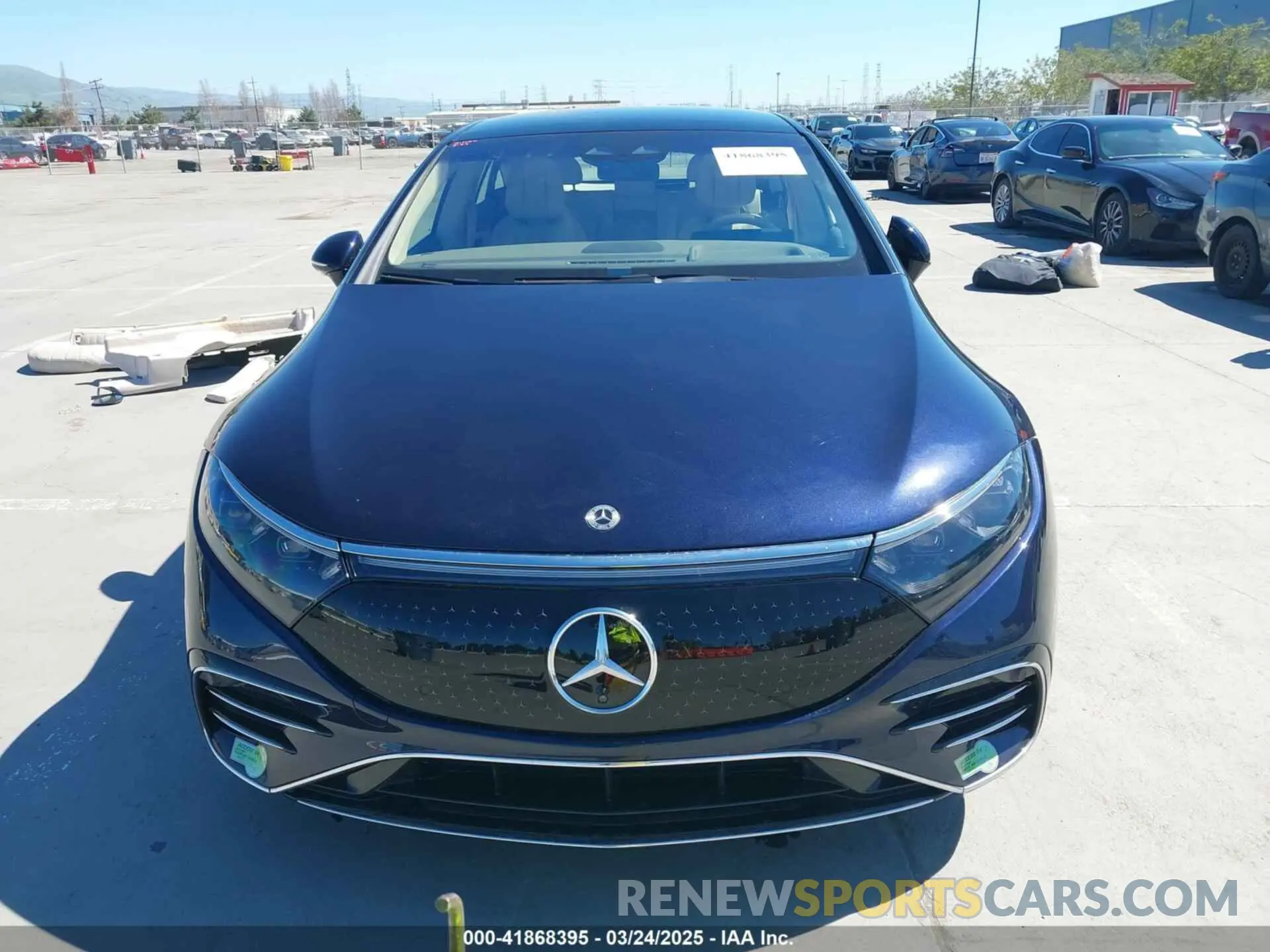 12 fotografías del automóvil dañado W1KCG2EB8PA036382 MERCEDES-BENZ EQS 450 2023