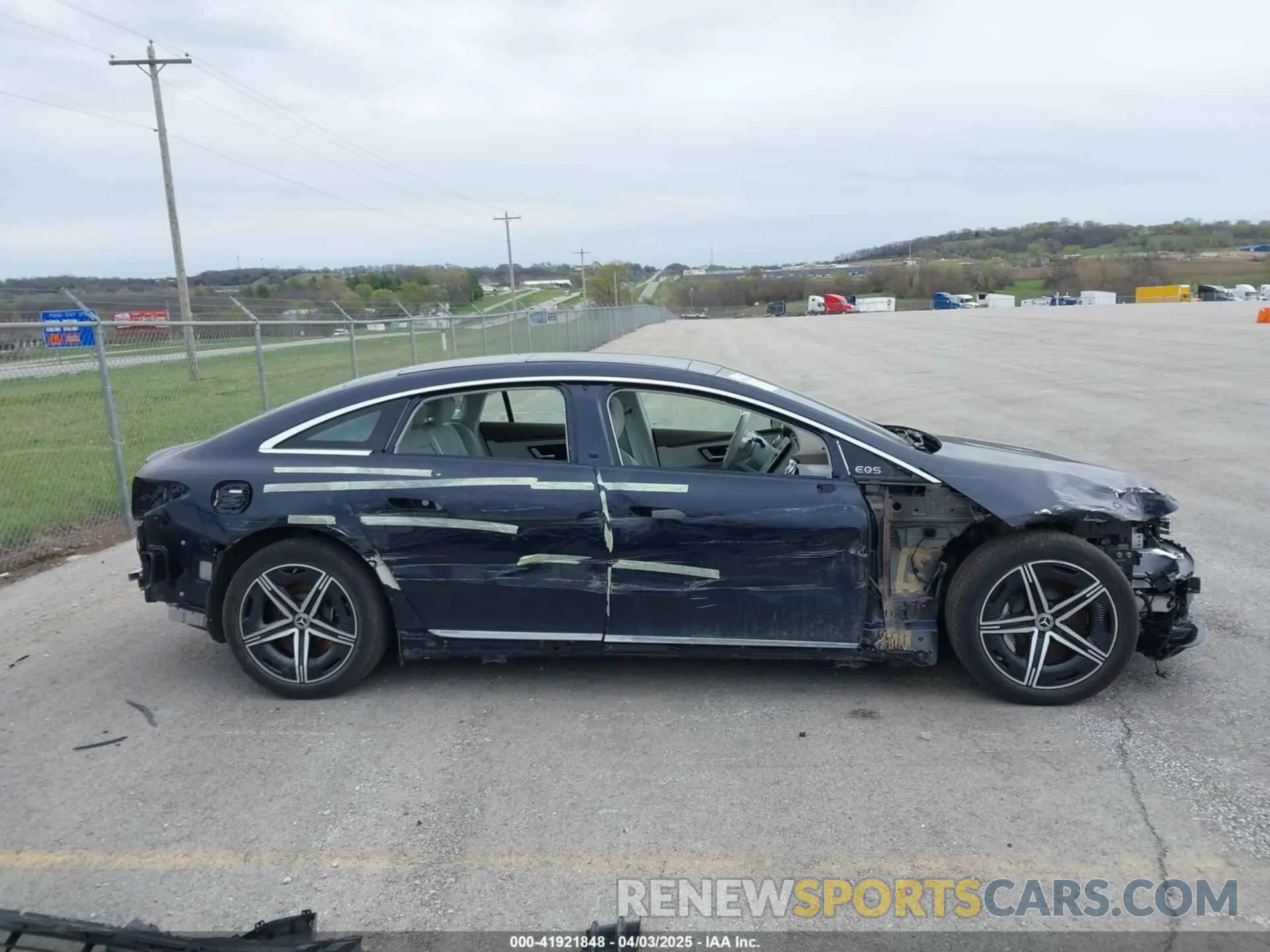14 fotografías del automóvil dañado W1KCG2EB8PA040061 MERCEDES-BENZ EQS 450 2023