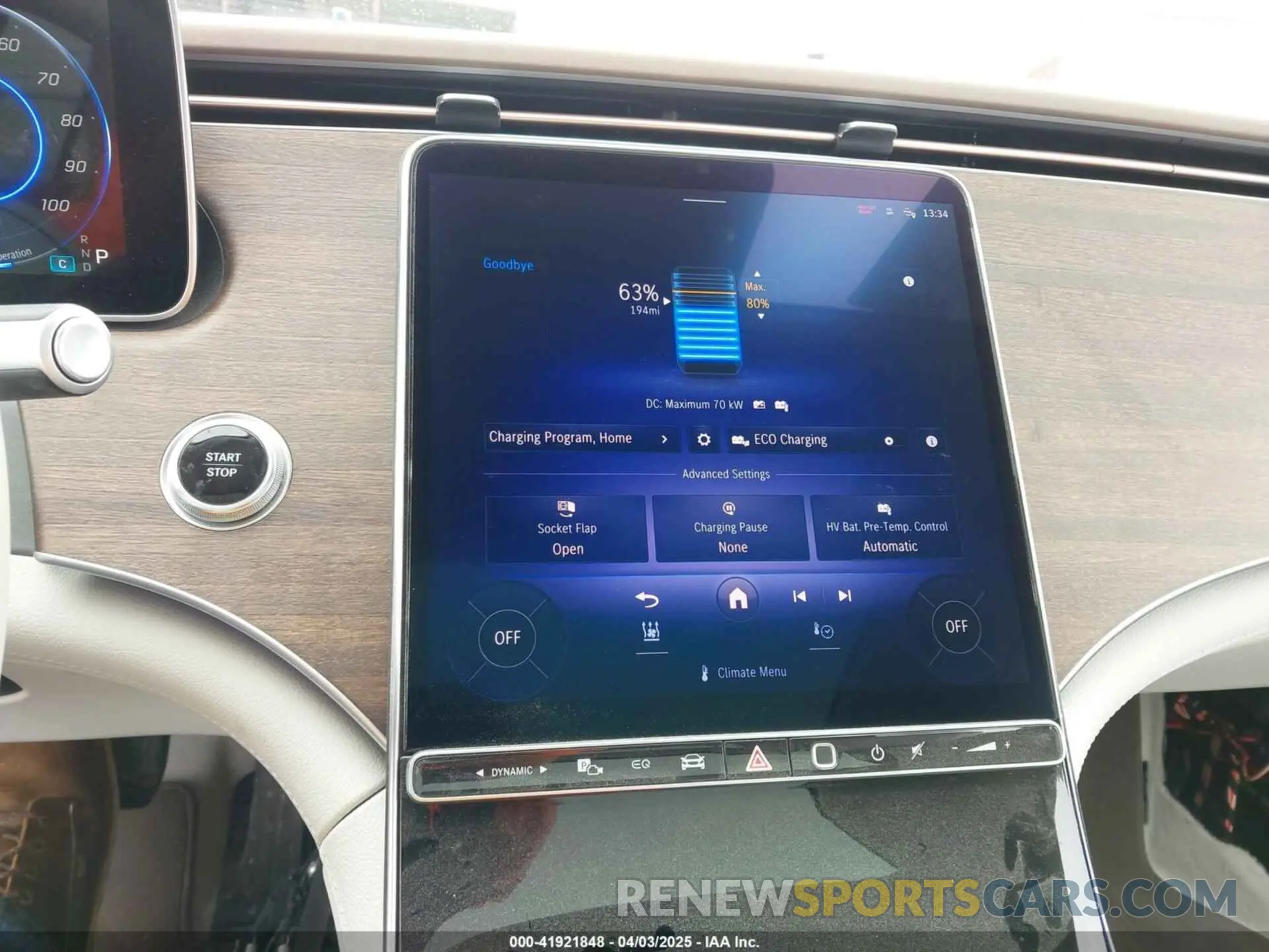 19 fotografías del automóvil dañado W1KCG2EB8PA040061 MERCEDES-BENZ EQS 450 2023