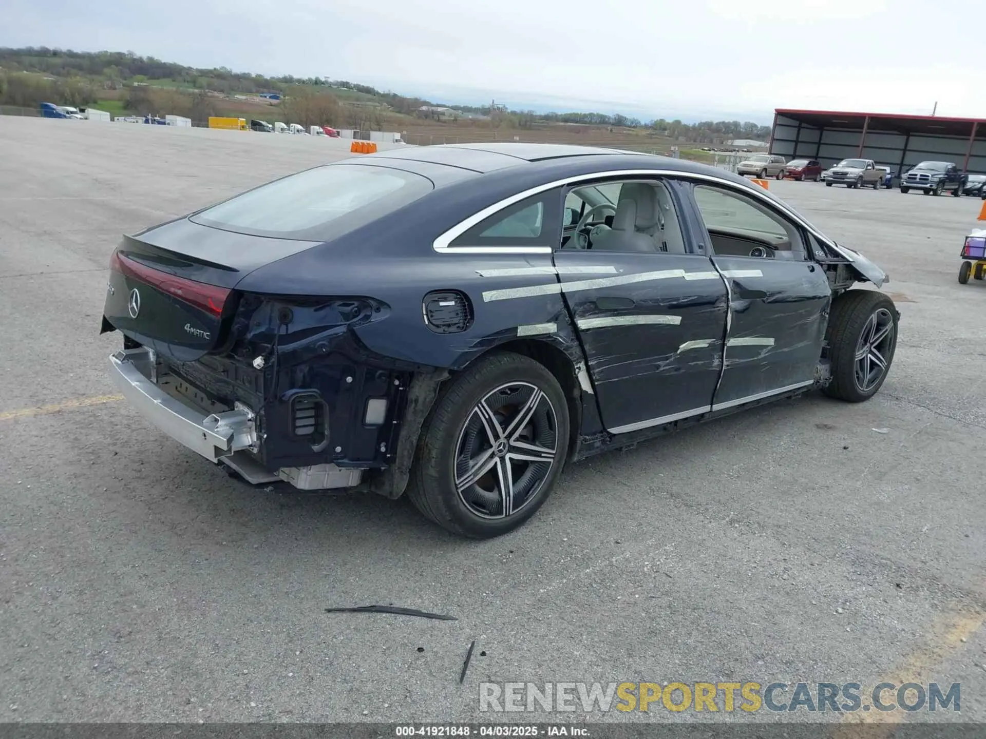 4 fotografías del automóvil dañado W1KCG2EB8PA040061 MERCEDES-BENZ EQS 450 2023