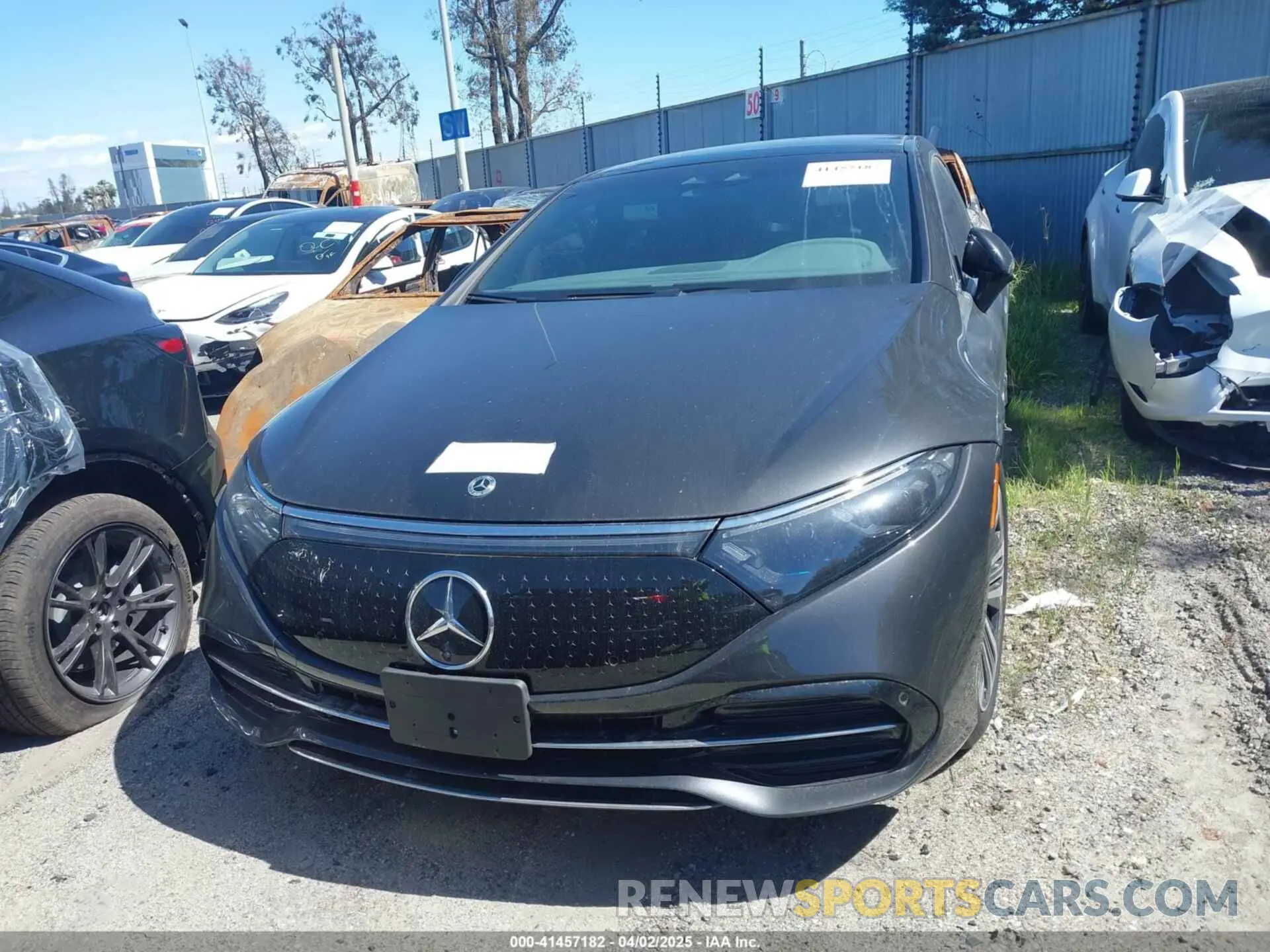 12 fotografías del automóvil dañado W1KCG2DB1RA047681 MERCEDES-BENZ EQS 450+ 2024