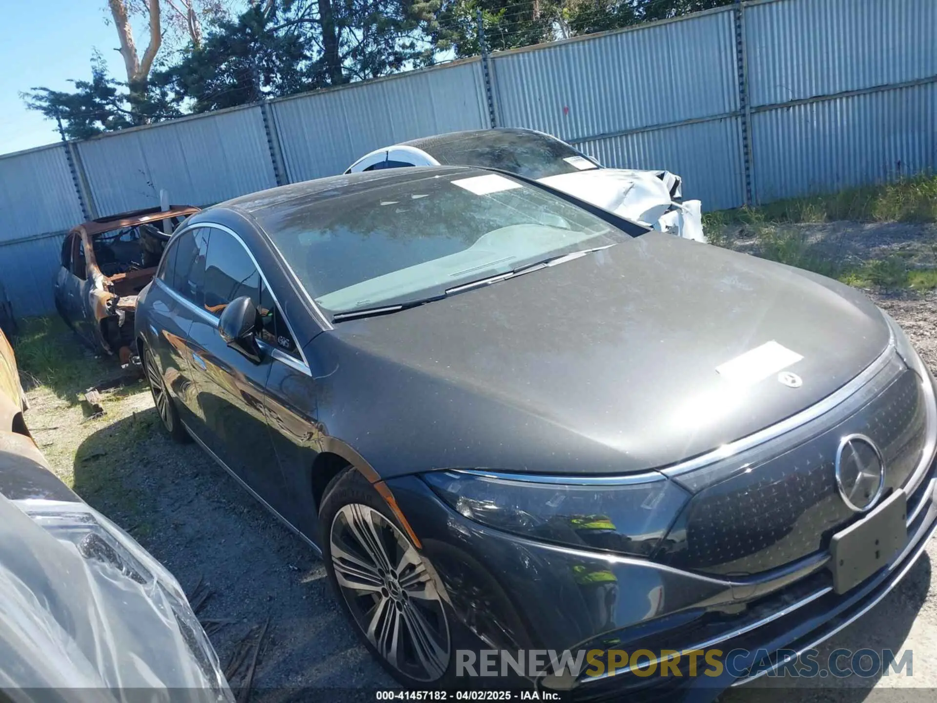 13 fotografías del automóvil dañado W1KCG2DB1RA047681 MERCEDES-BENZ EQS 450+ 2024