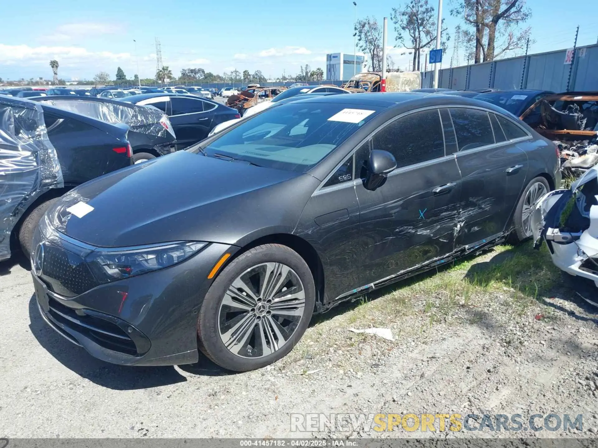 14 fotografías del automóvil dañado W1KCG2DB1RA047681 MERCEDES-BENZ EQS 450+ 2024