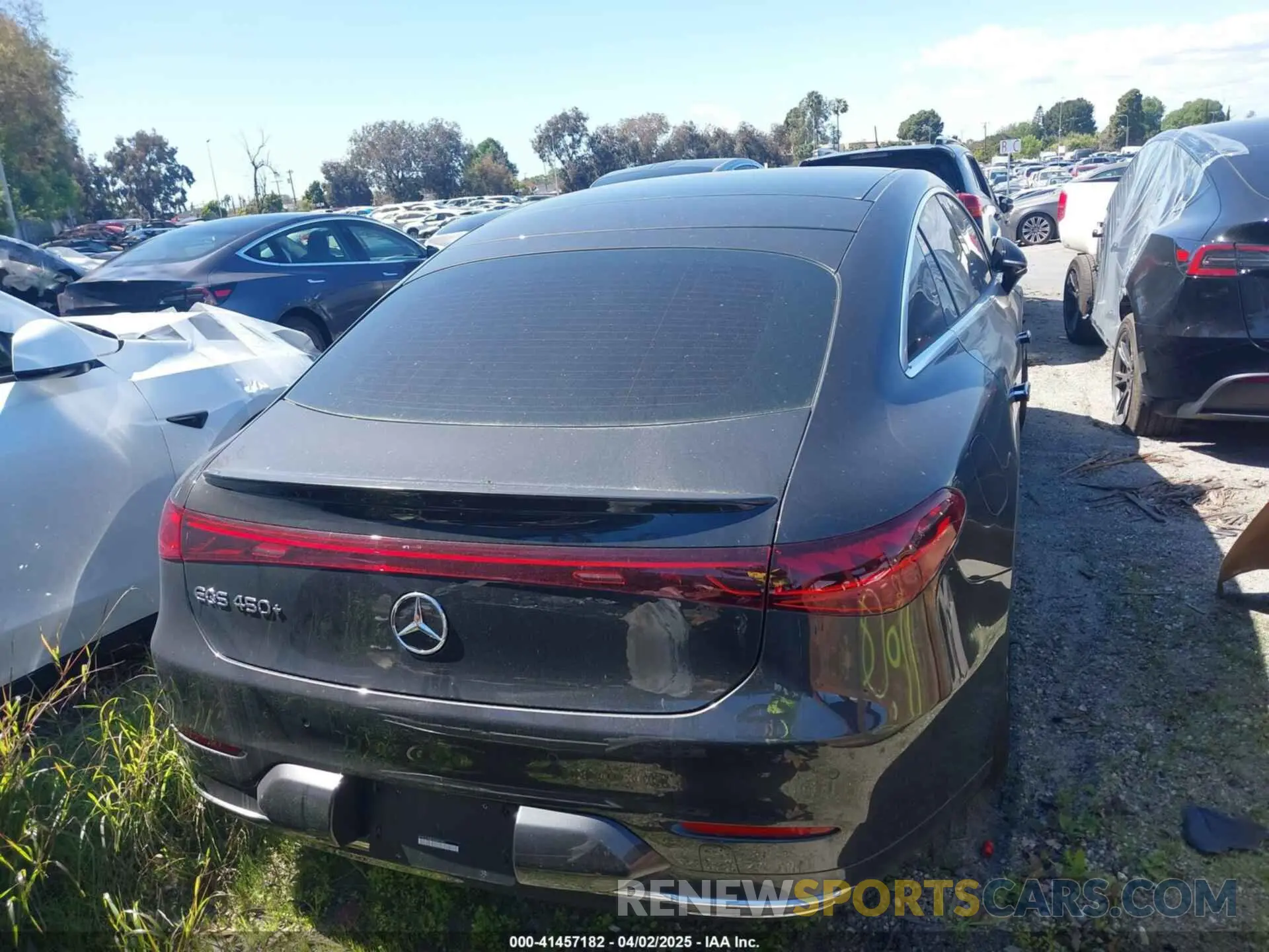 16 fotografías del automóvil dañado W1KCG2DB1RA047681 MERCEDES-BENZ EQS 450+ 2024