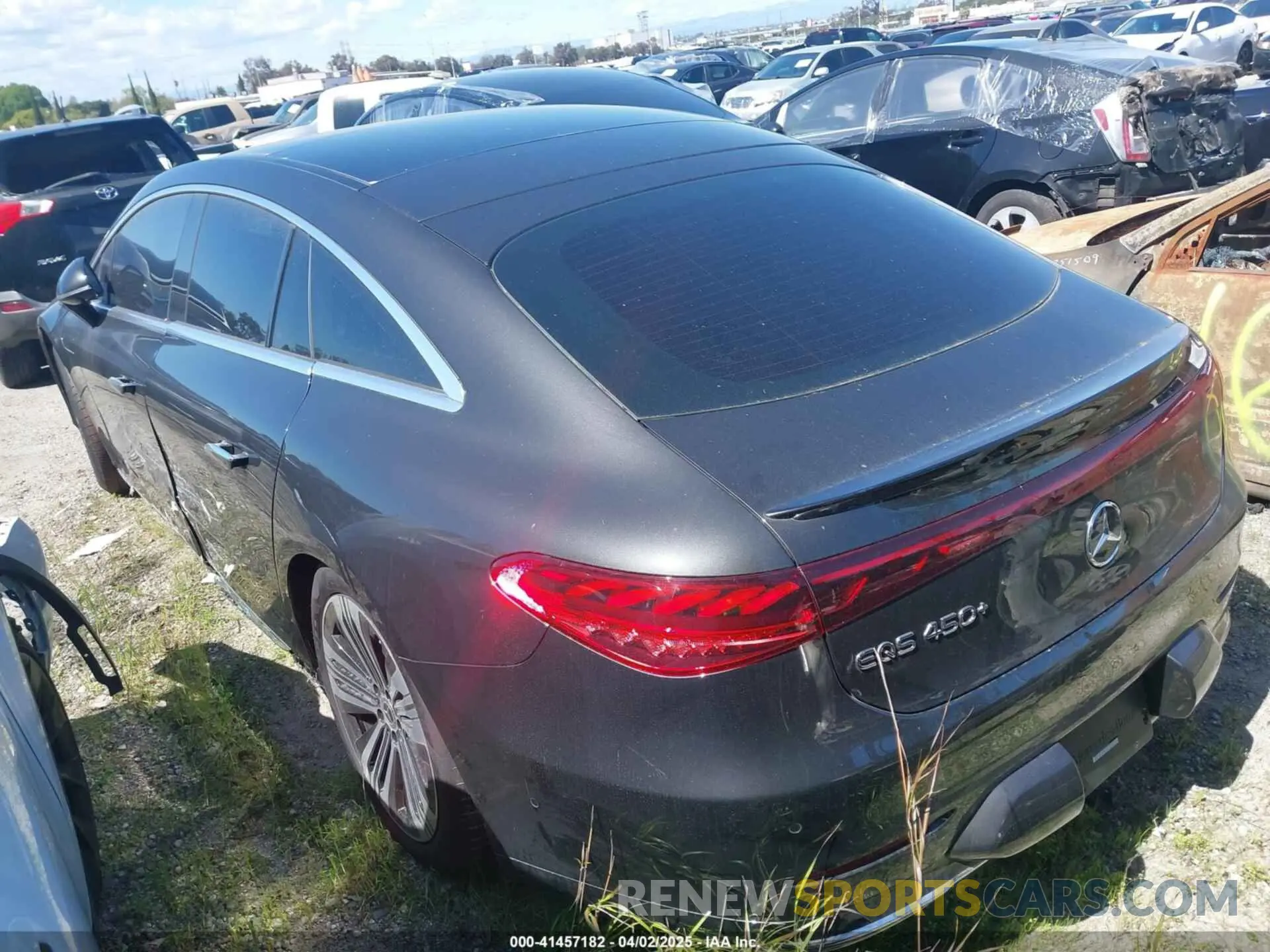 3 fotografías del automóvil dañado W1KCG2DB1RA047681 MERCEDES-BENZ EQS 450+ 2024