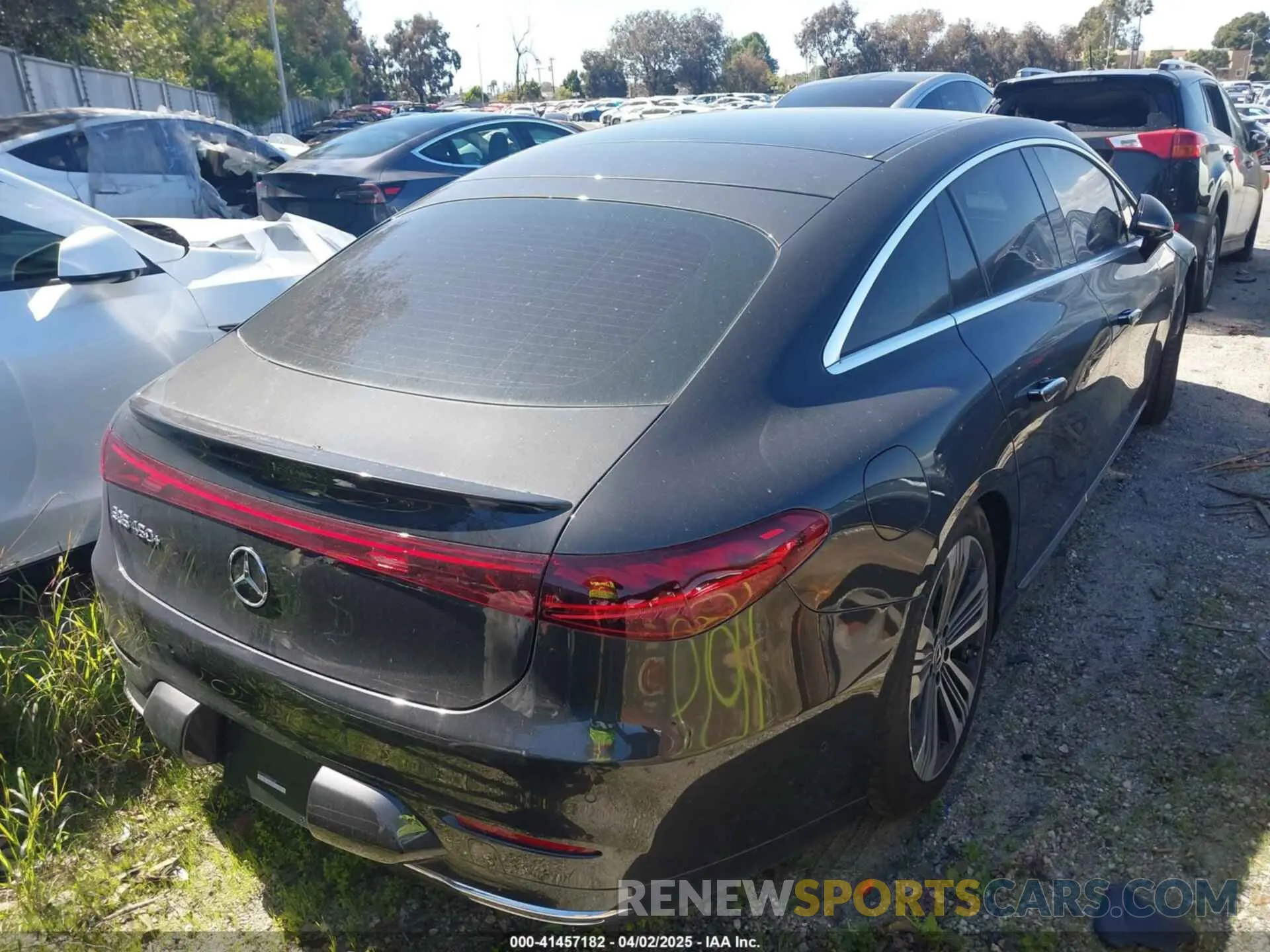 4 fotografías del automóvil dañado W1KCG2DB1RA047681 MERCEDES-BENZ EQS 450+ 2024