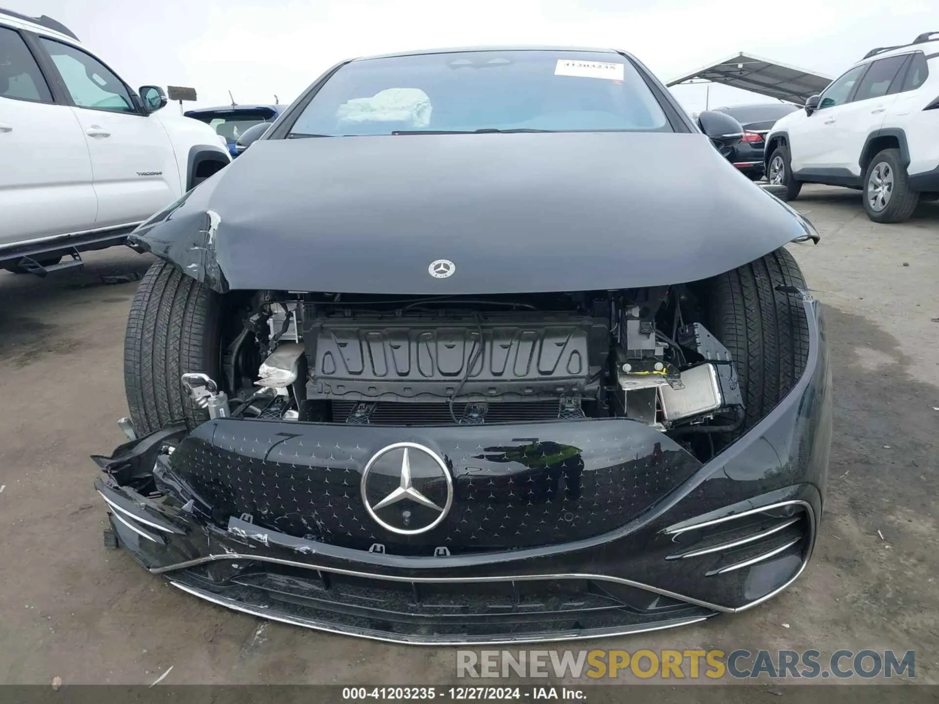 13 fotografías del automóvil dañado W1KCG2EB5RA046256 MERCEDES-BENZ EQS 450 2024