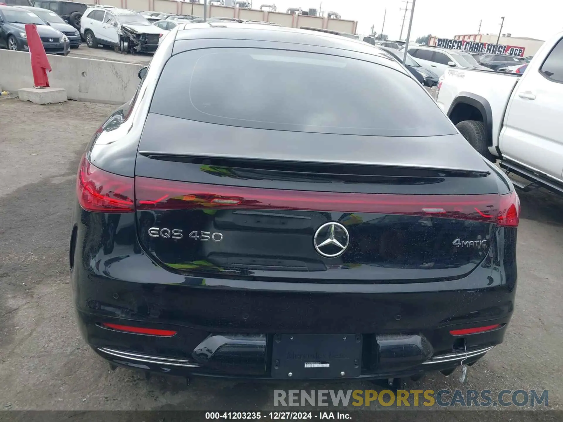 17 fotografías del automóvil dañado W1KCG2EB5RA046256 MERCEDES-BENZ EQS 450 2024