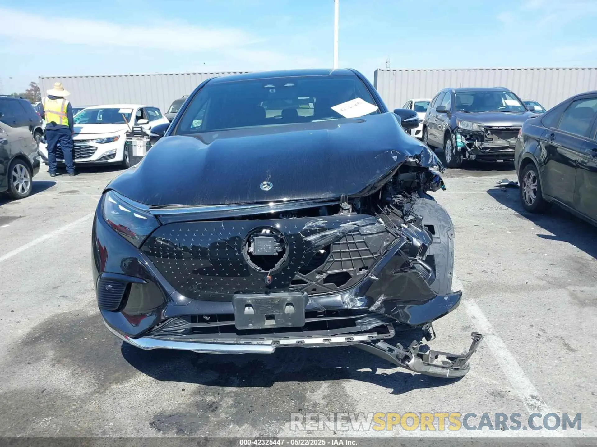 12 fotografías del automóvil dañado 4JGDM2DB1PA021193 MERCEDES-BENZ EQS 450+ SUV 2023