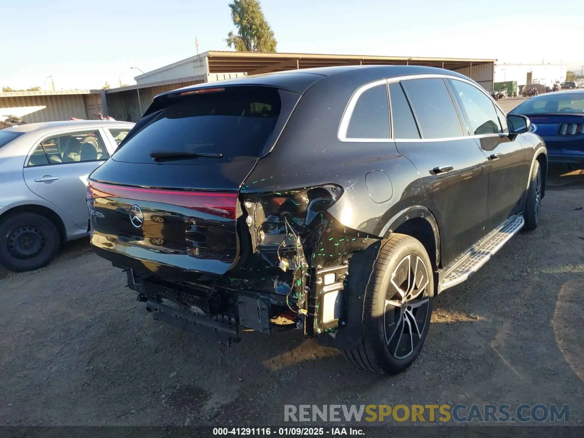 4 fotografías del automóvil dañado 4JGDM2DB2PA005780 MERCEDES-BENZ EQS 450+ SUV 2023