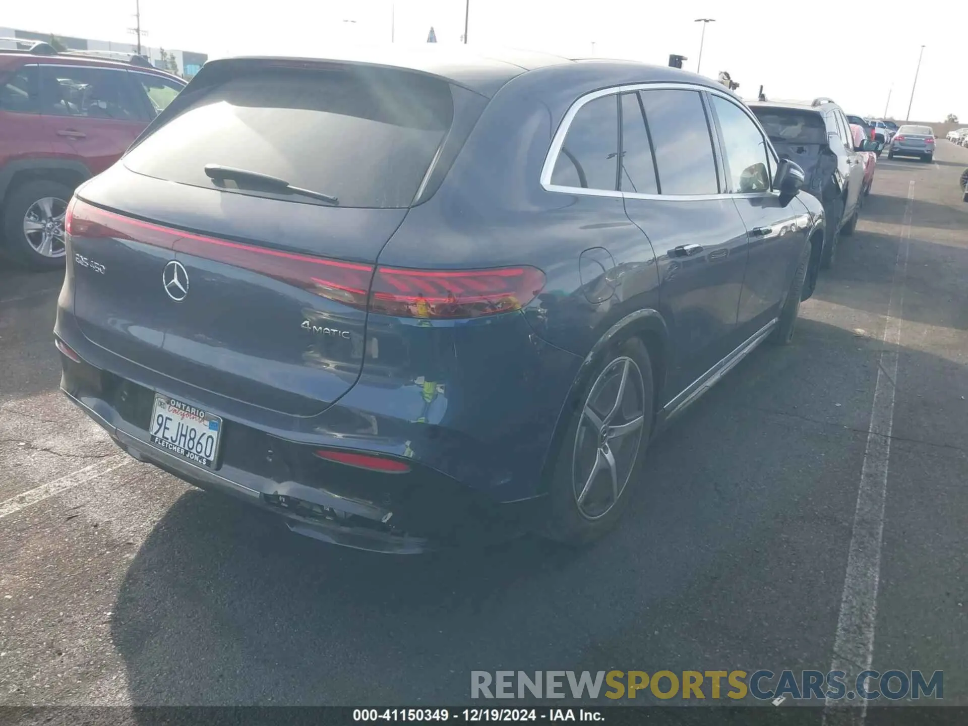 4 fotografías del automóvil dañado 4JGDM2EB0PA005601 MERCEDES-BENZ EQS 450 SUV 2023