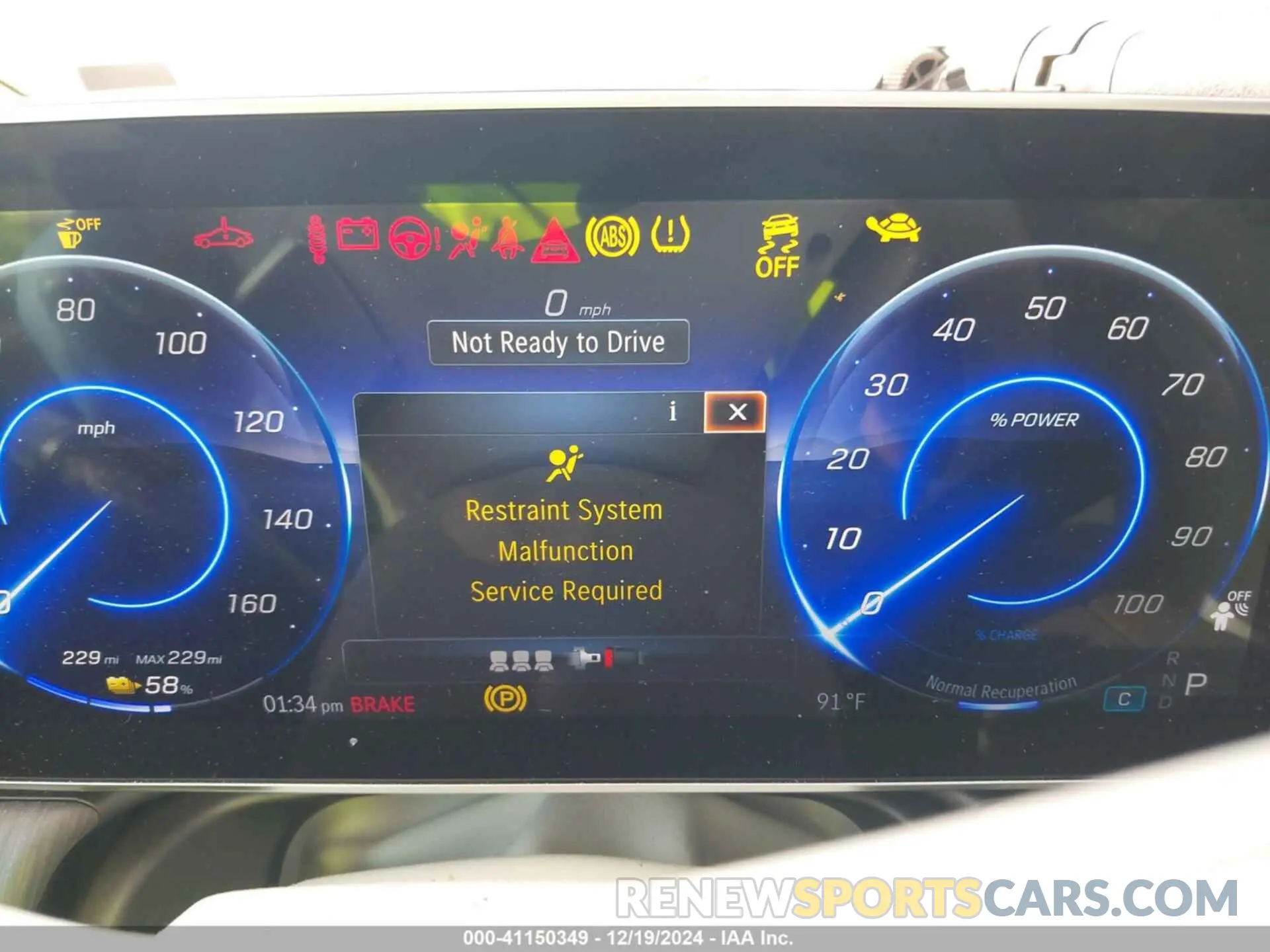 7 fotografías del automóvil dañado 4JGDM2EB0PA005601 MERCEDES-BENZ EQS 450 SUV 2023