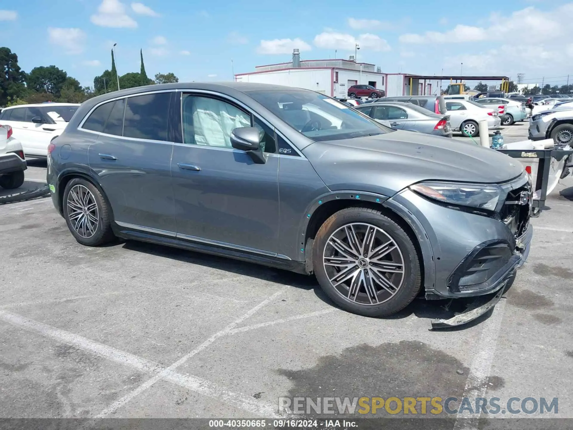 13 fotografías del automóvil dañado 4JGDM2EB2PA006622 MERCEDES-BENZ EQS 450 SUV 2023