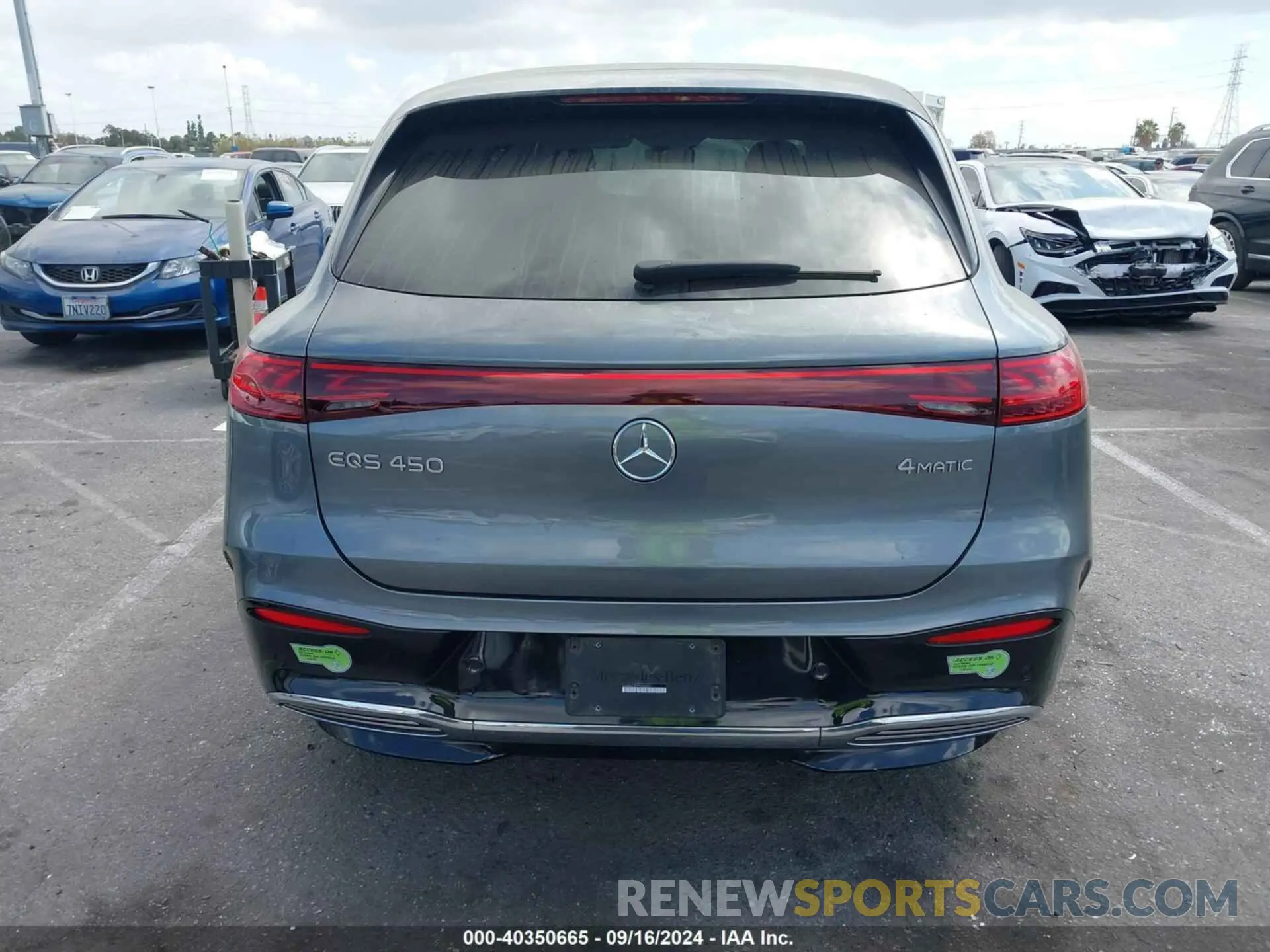 16 fotografías del automóvil dañado 4JGDM2EB2PA006622 MERCEDES-BENZ EQS 450 SUV 2023