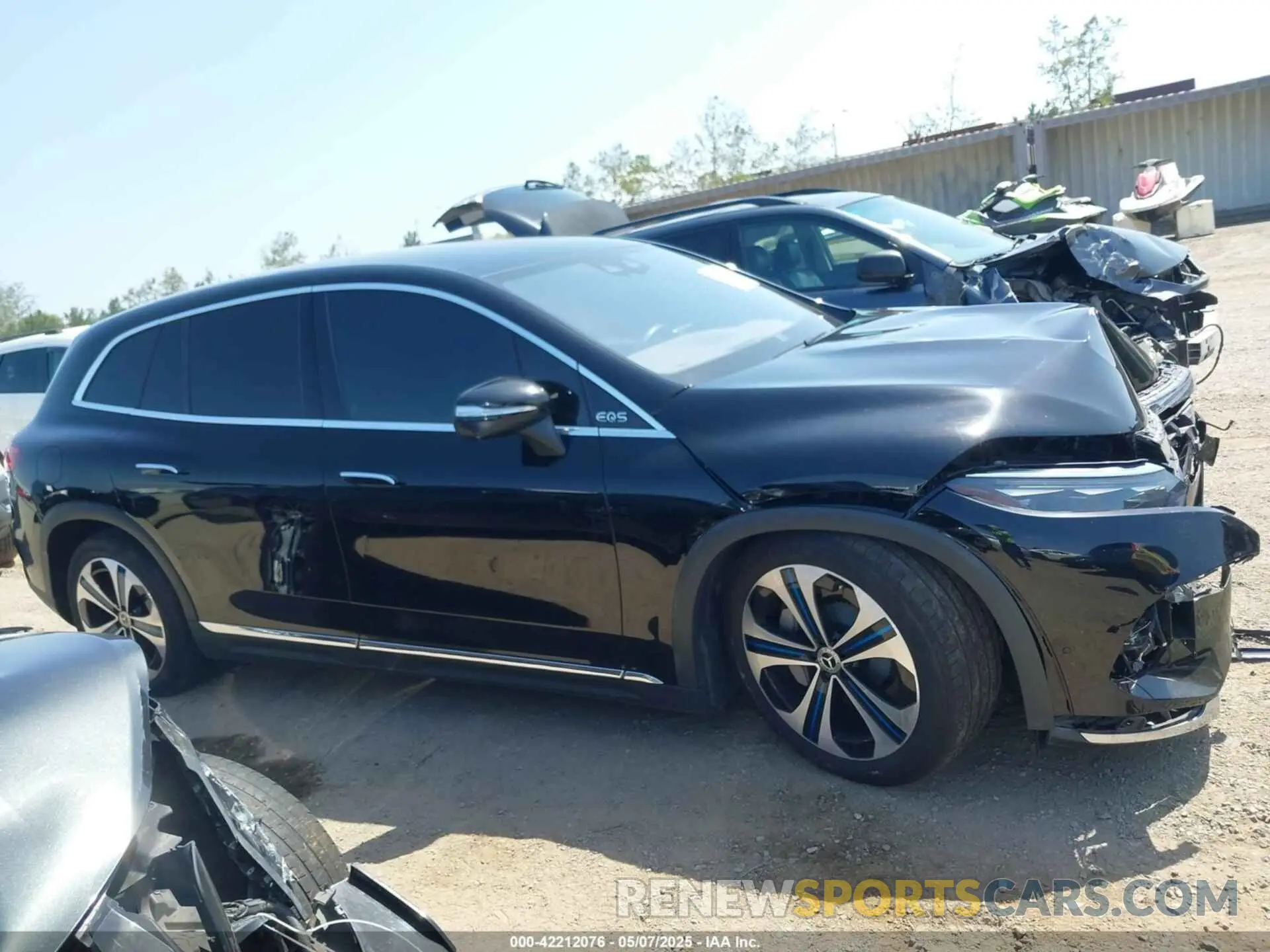 13 fotografías del automóvil dañado 4JGDM2EB9PA007136 MERCEDES-BENZ EQS 450 SUV 2023