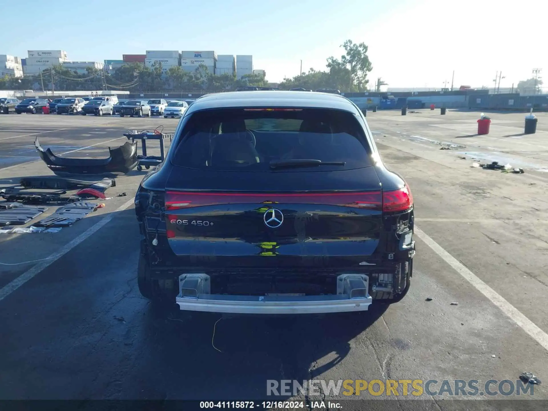 17 fotografías del automóvil dañado 4JGDM2DB2RA031668 MERCEDES-BENZ EQS 450 SUV 2024