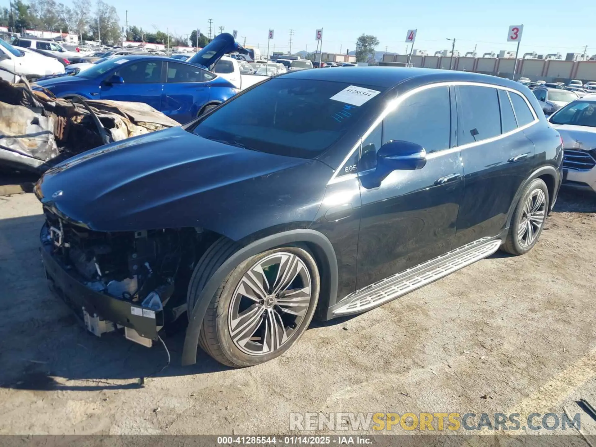 2 fotografías del automóvil dañado 4JGDM2EB7RA033236 MERCEDES-BENZ EQS 450 SUV 2024