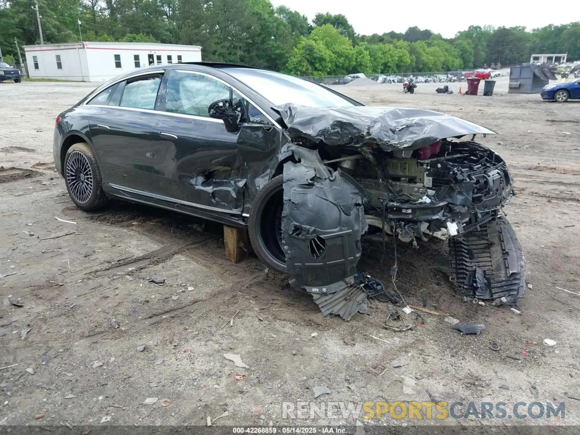 1 fotografías del automóvil dañado W1KCG4EB8PA024132 MERCEDES-BENZ EQS 580 2023