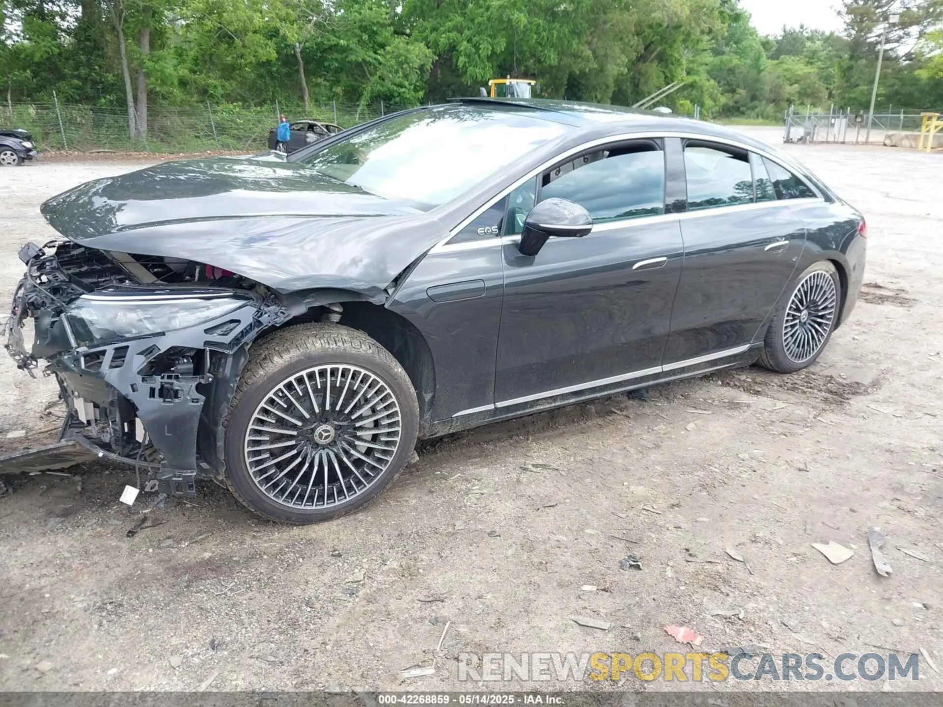 2 fotografías del automóvil dañado W1KCG4EB8PA024132 MERCEDES-BENZ EQS 580 2023