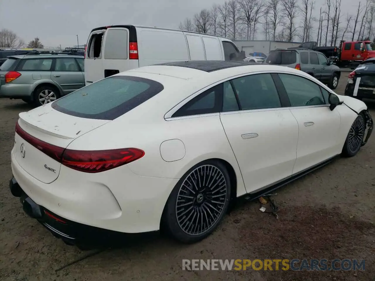 3 fotografías del automóvil dañado W1KCG4EBXNA020550 MERCEDES-BENZ EQS 580 4M 2022