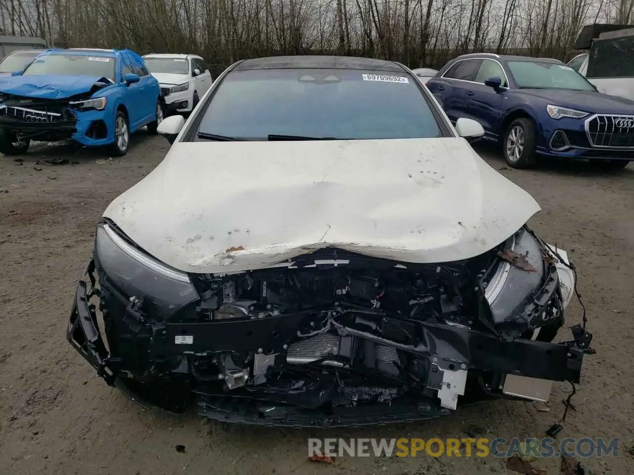 5 fotografías del automóvil dañado W1KCG4EBXNA020550 MERCEDES-BENZ EQS 580 4M 2022