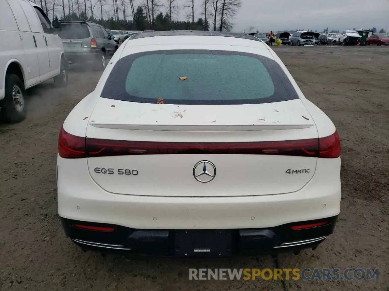 6 fotografías del automóvil dañado W1KCG4EBXNA020550 MERCEDES-BENZ EQS 580 4M 2022