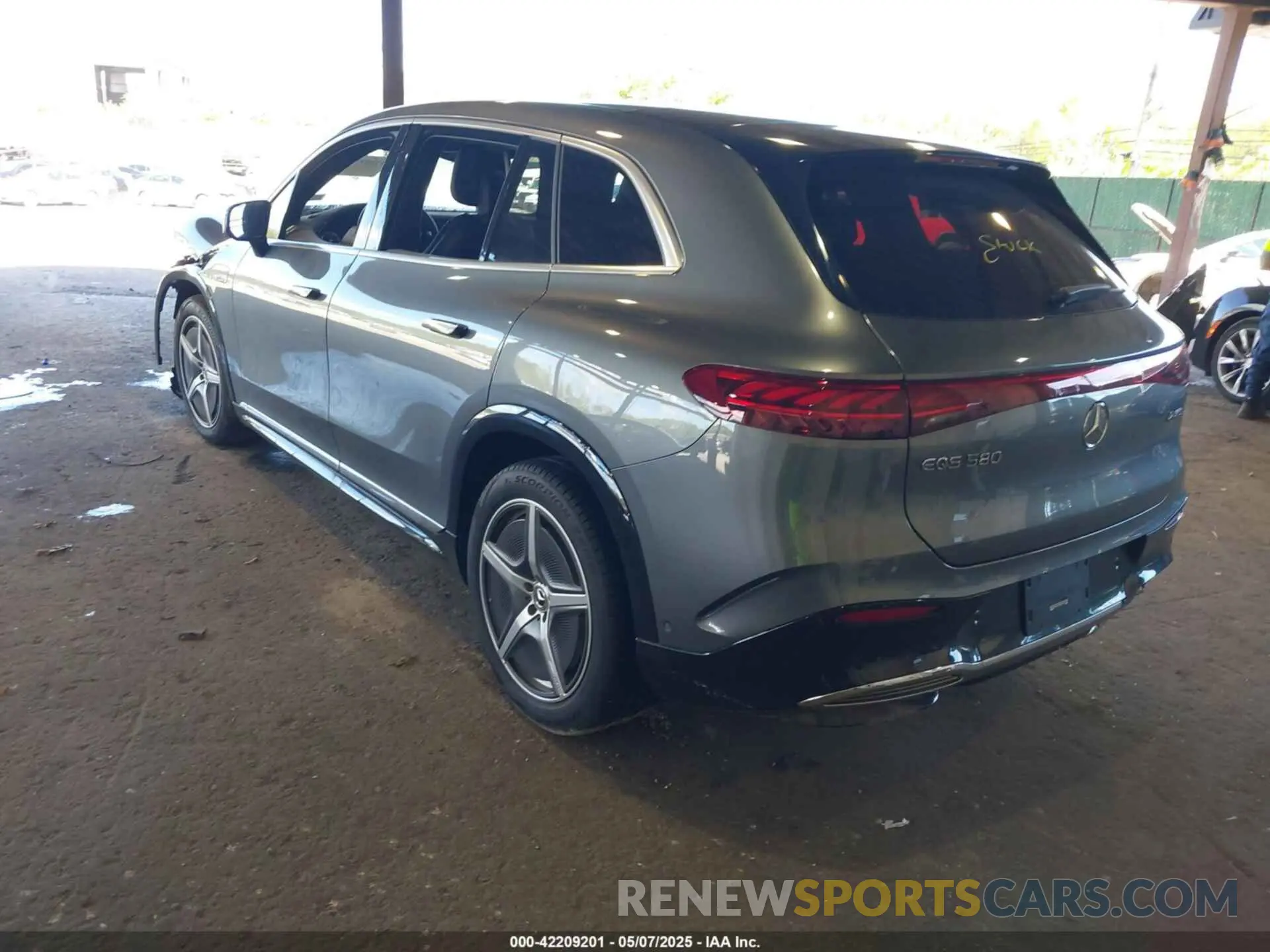 3 fotografías del automóvil dañado 4JGDM4EB3PA012585 MERCEDES-BENZ EQS 580 SUV 2023