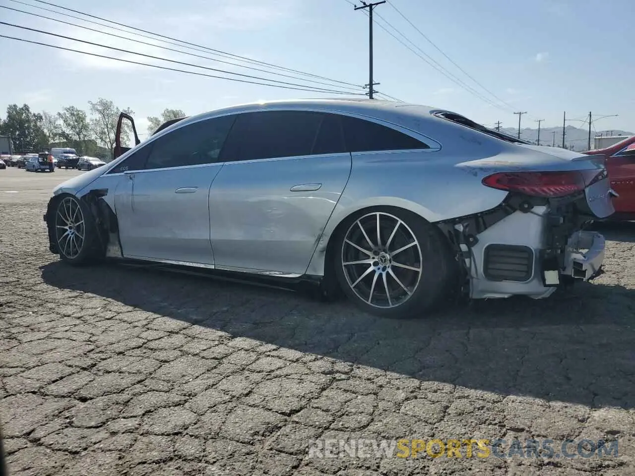 2 fotografías del automóvil dañado W1KCG2DB3NA009069 MERCEDES-BENZ EQS SEDAN 2022