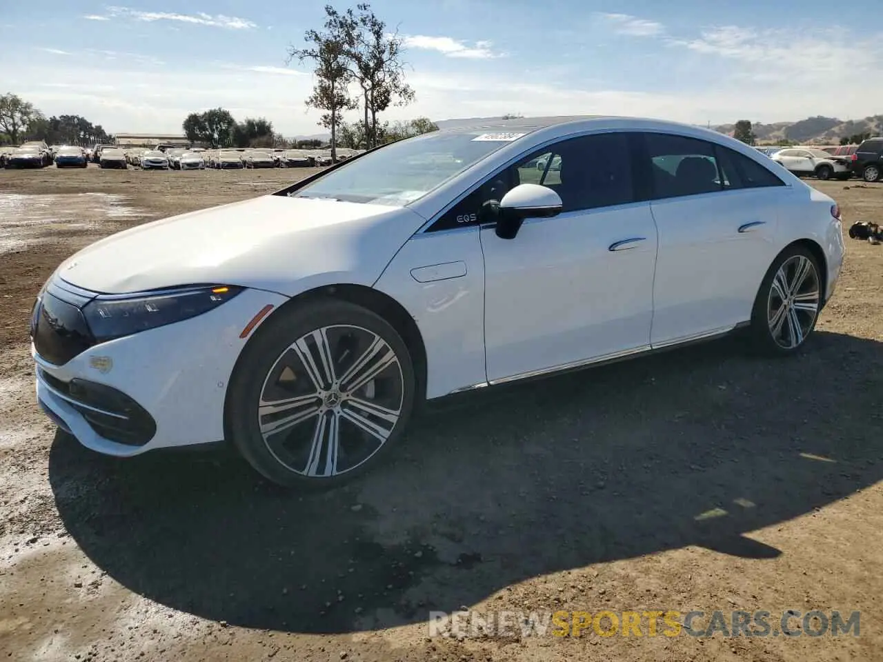 1 fotografías del automóvil dañado W1KCG2DB4NA004270 MERCEDES-BENZ EQS SEDAN 2022