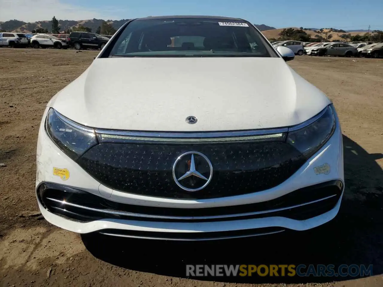 5 fotografías del automóvil dañado W1KCG2DB4NA004270 MERCEDES-BENZ EQS SEDAN 2022