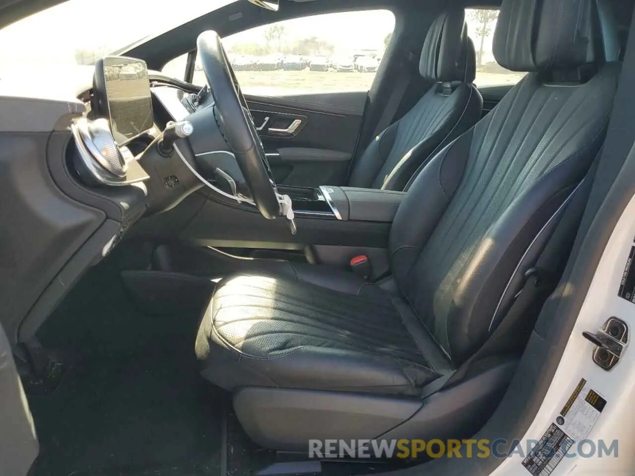 7 fotografías del automóvil dañado W1KCG2DB4NA004270 MERCEDES-BENZ EQS SEDAN 2022